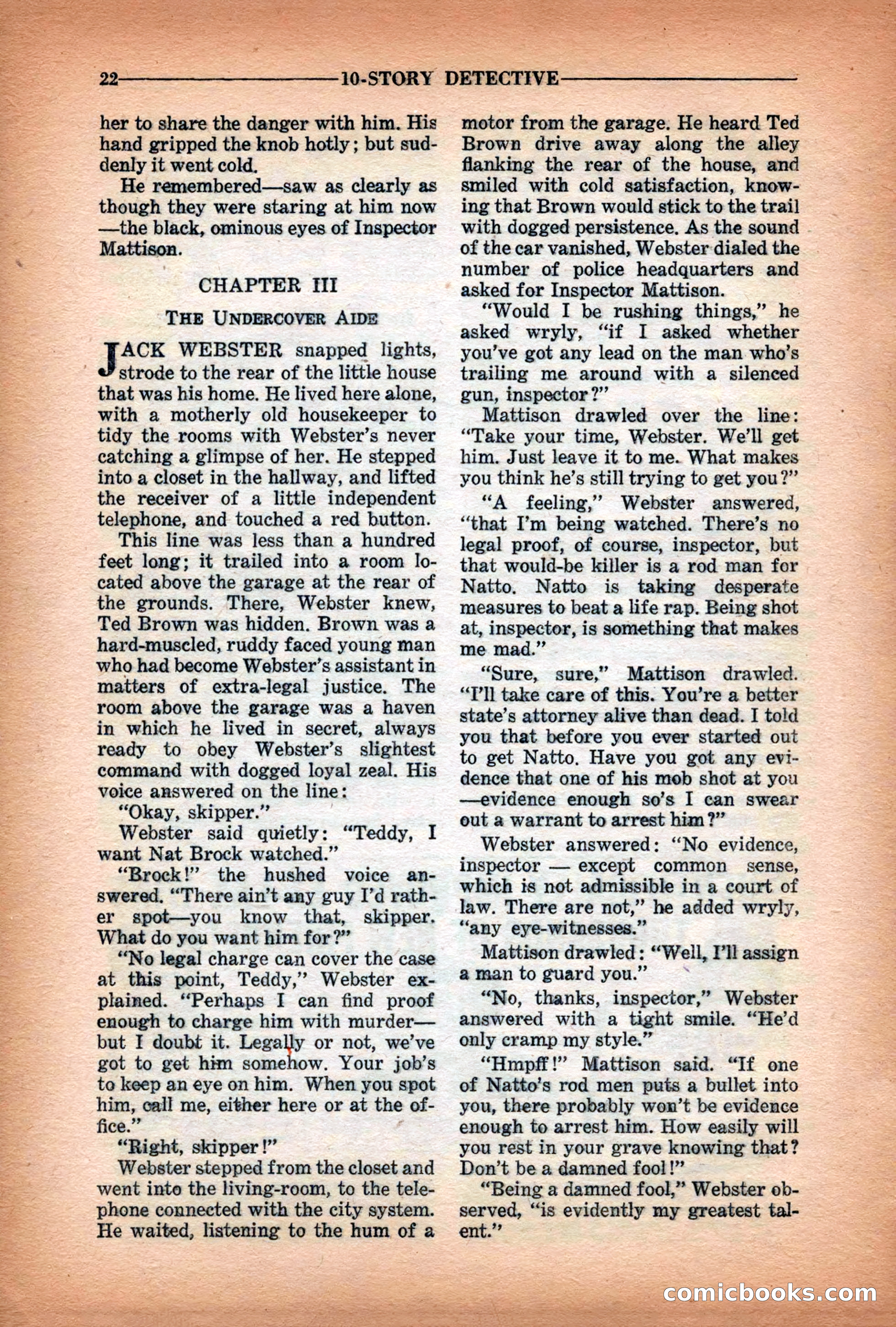 10-Story Detective Magazine Cover — page 24 of 116