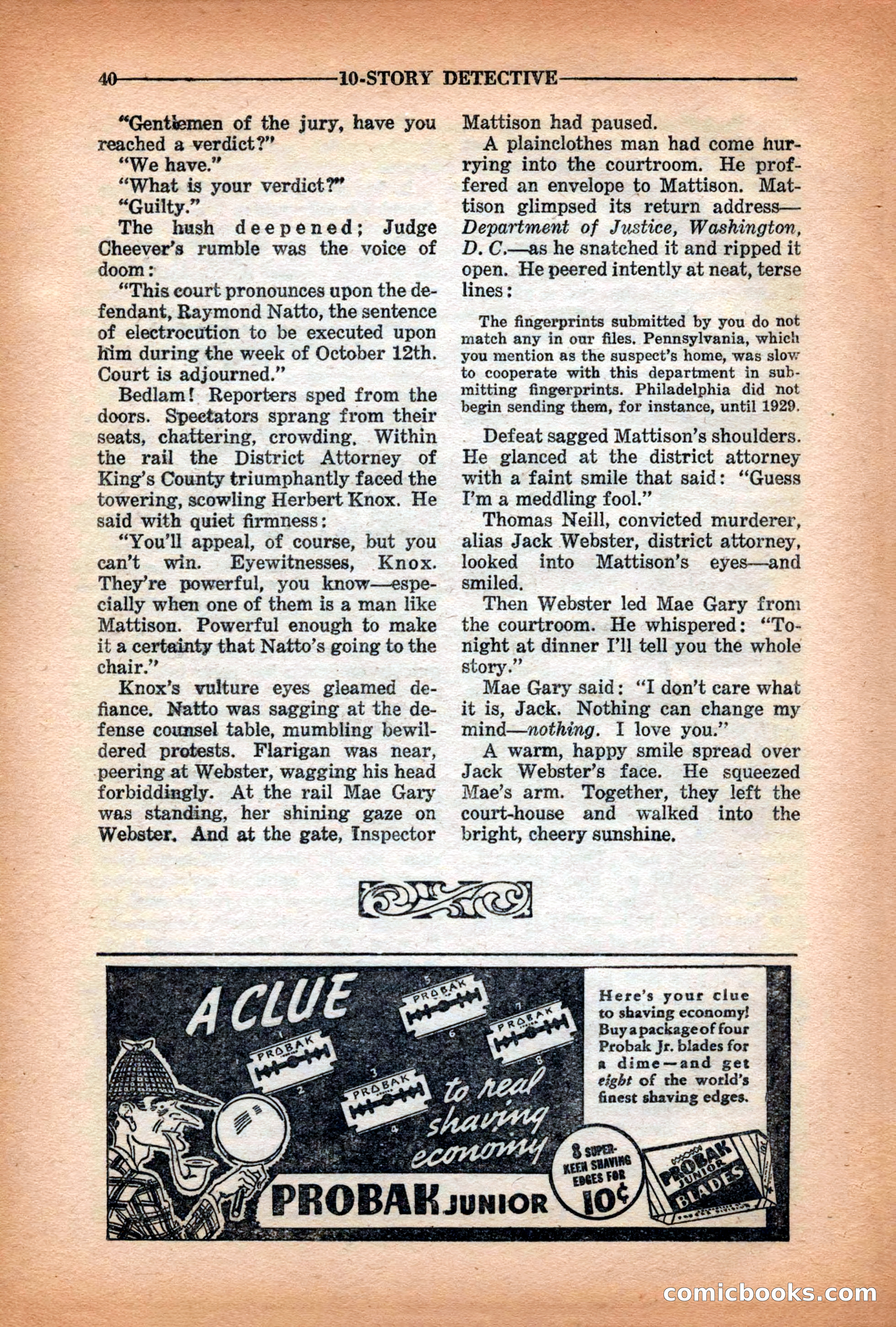 10-Story Detective Magazine Cover — page 42 of 116