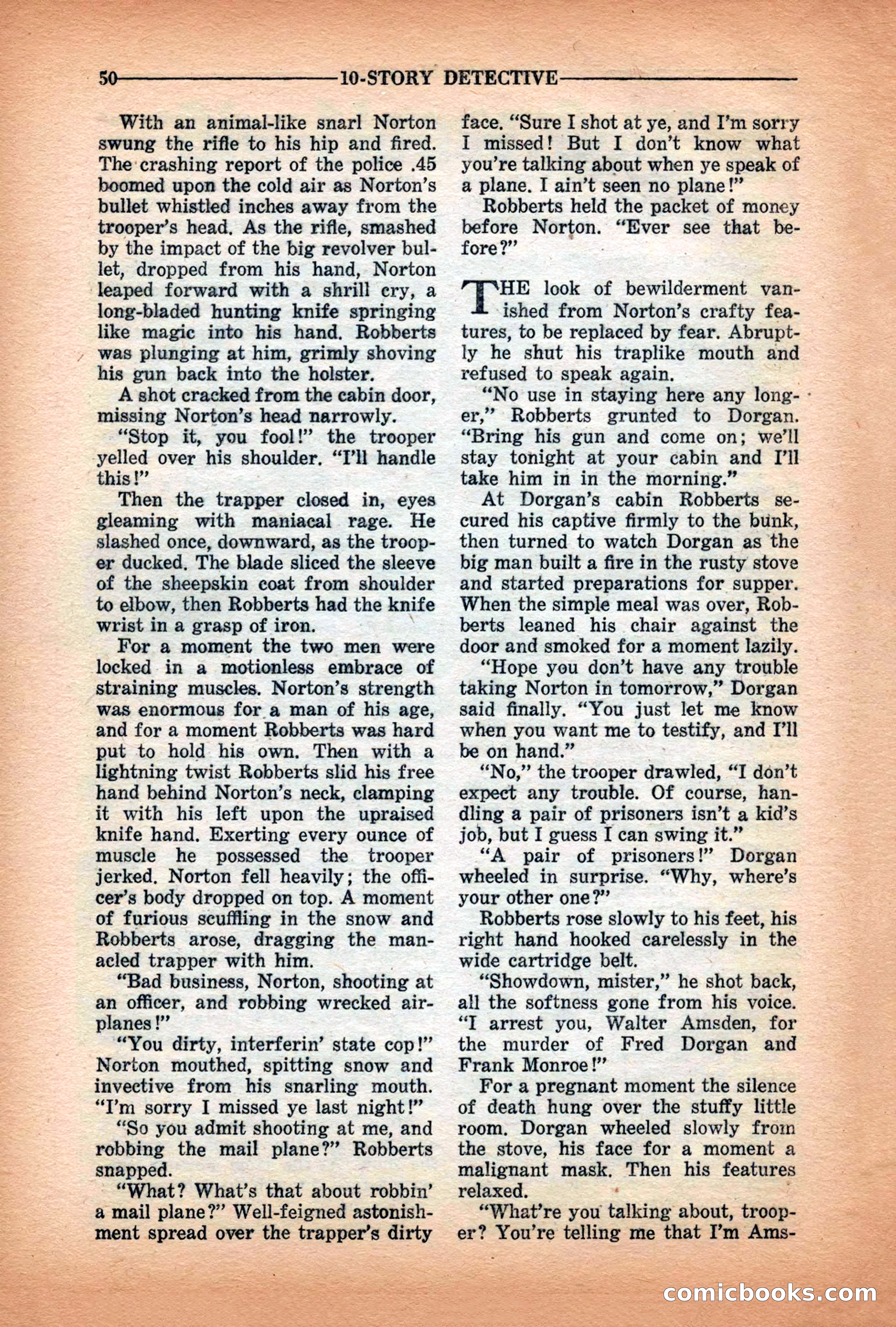 10-Story Detective Magazine Cover — page 52 of 116