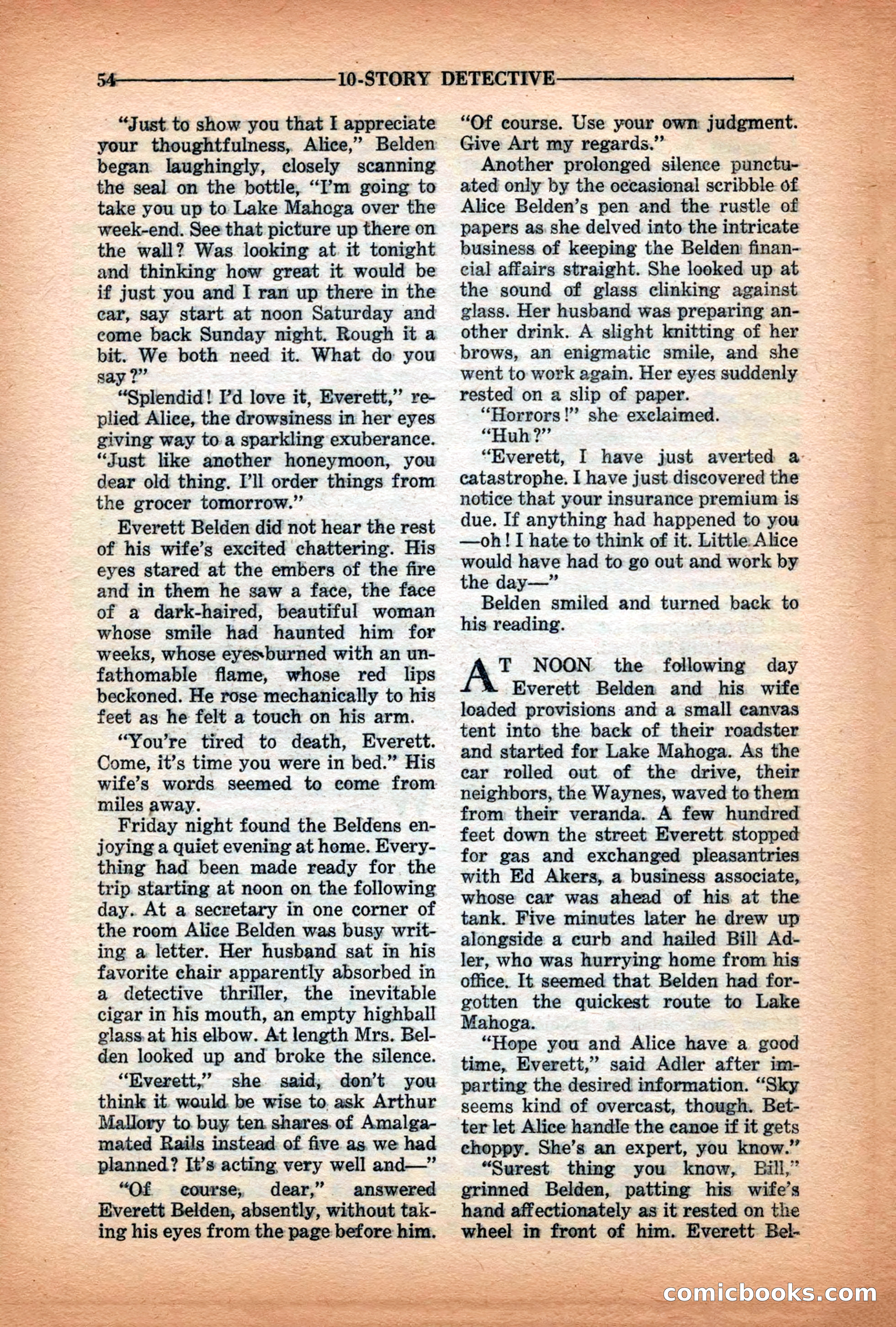 10-Story Detective Magazine Cover — page 56 of 116