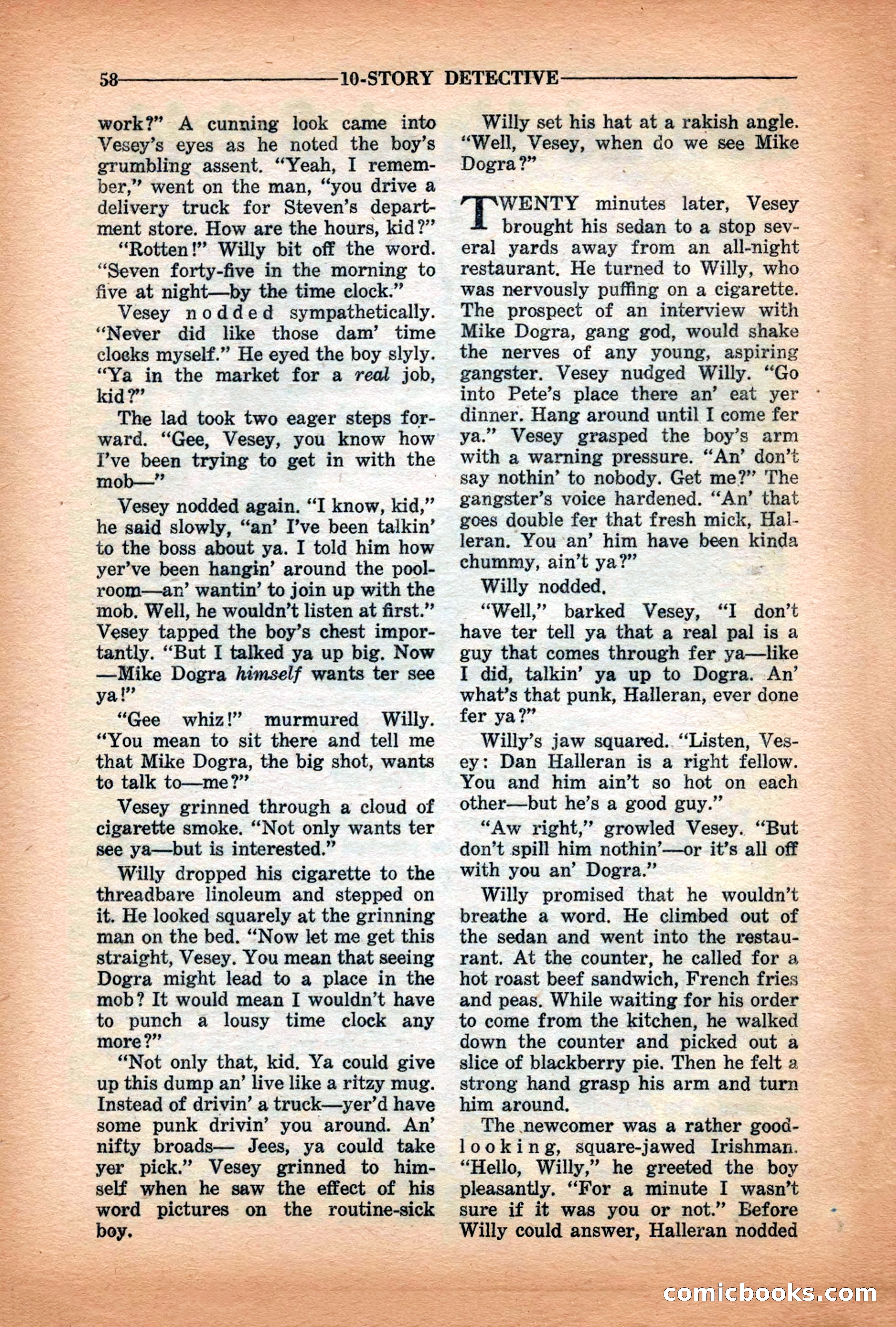 10-Story Detective Magazine Cover — page 60 of 116