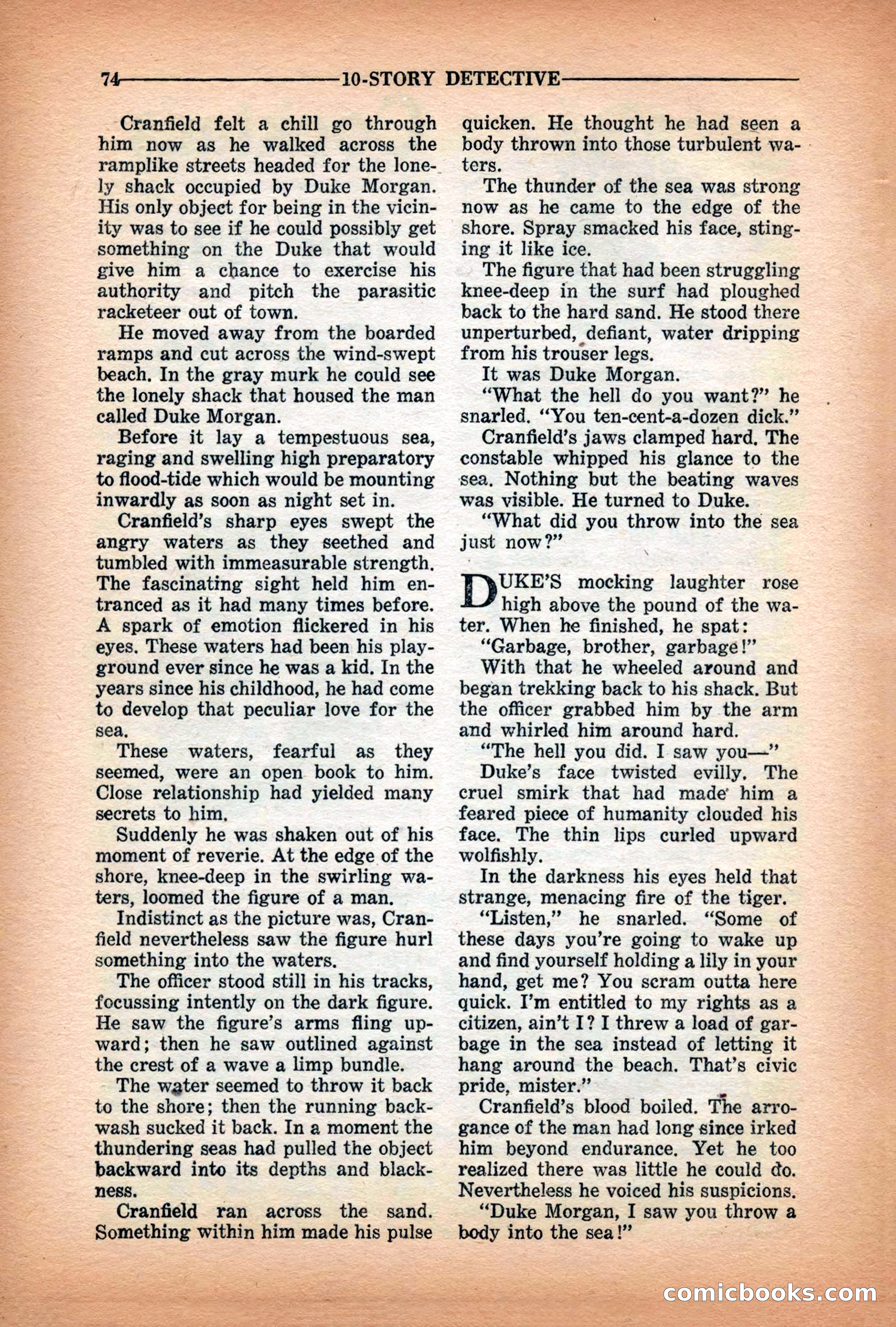 10-Story Detective Magazine Cover — page 76 of 116