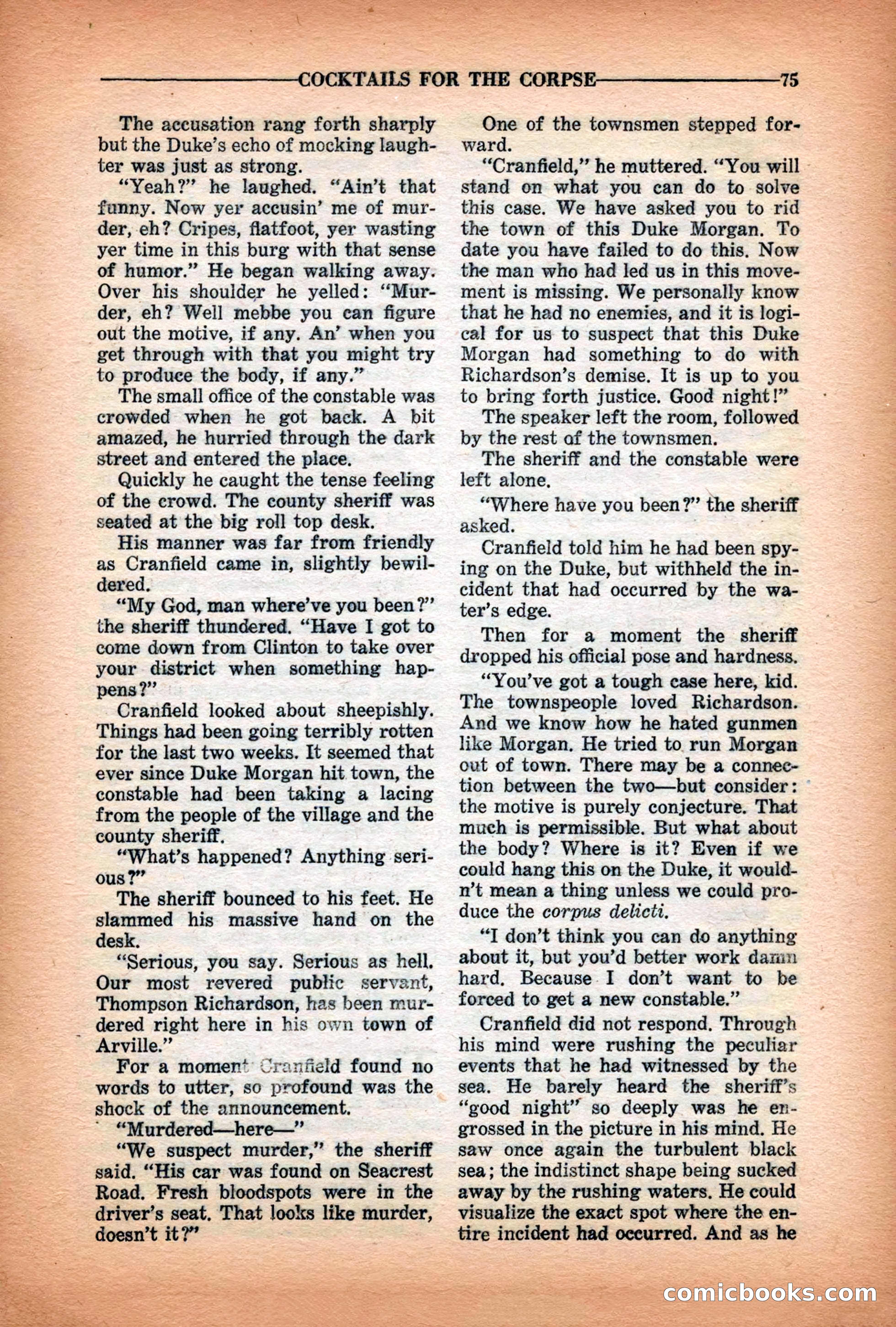 10-Story Detective Magazine Cover — page 77 of 116