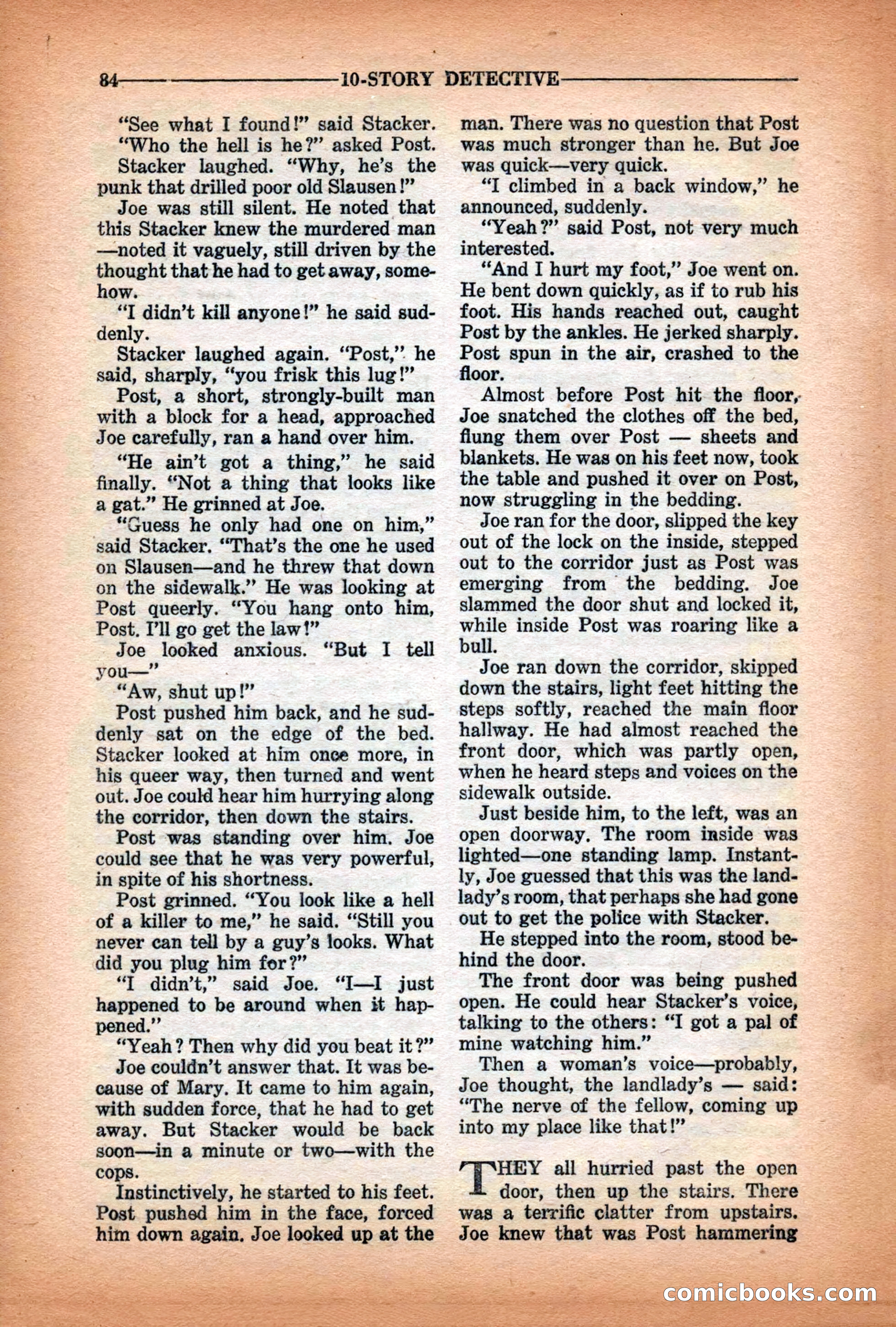 10-Story Detective Magazine Cover — page 86 of 116