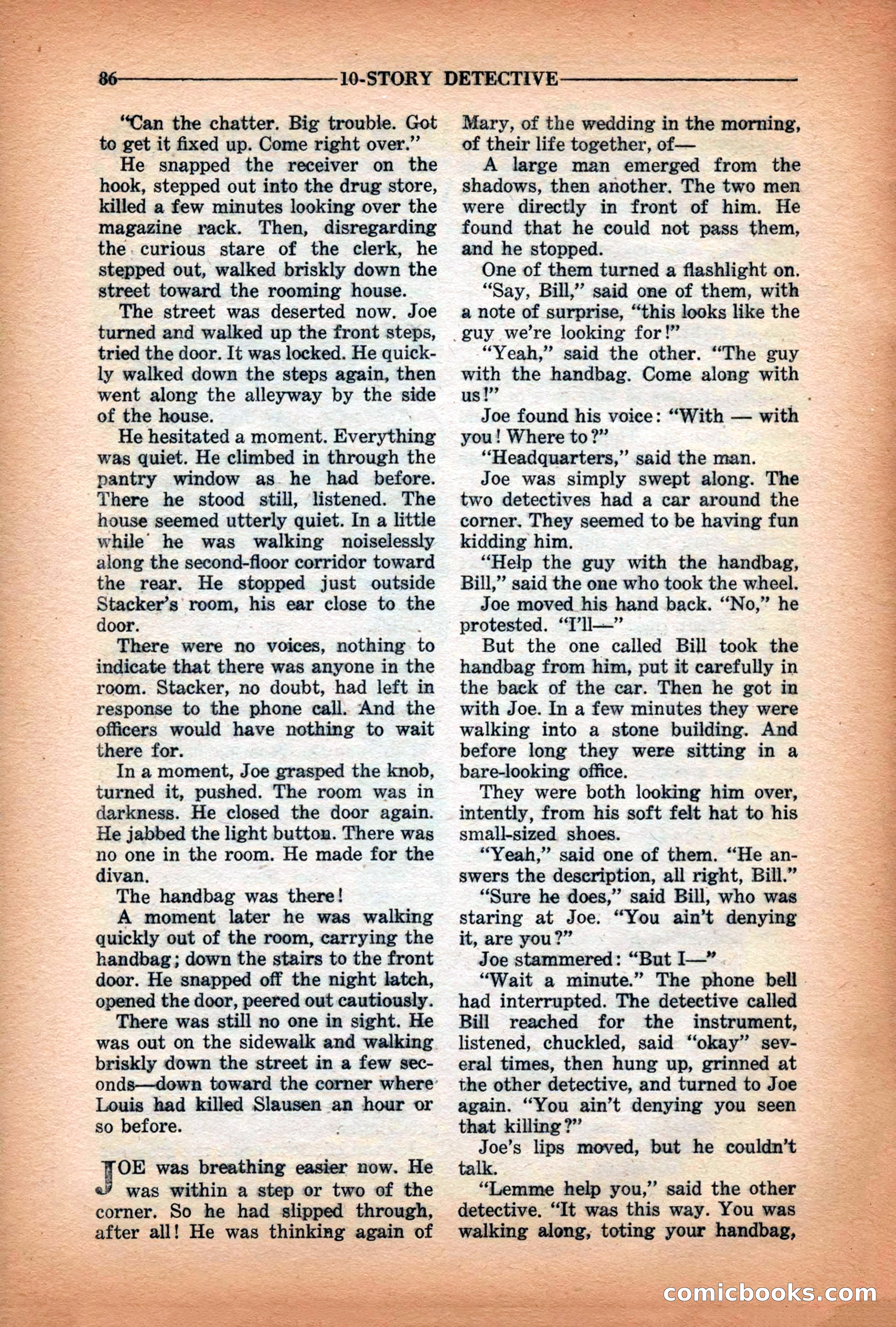 10-Story Detective Magazine Cover — page 88 of 116