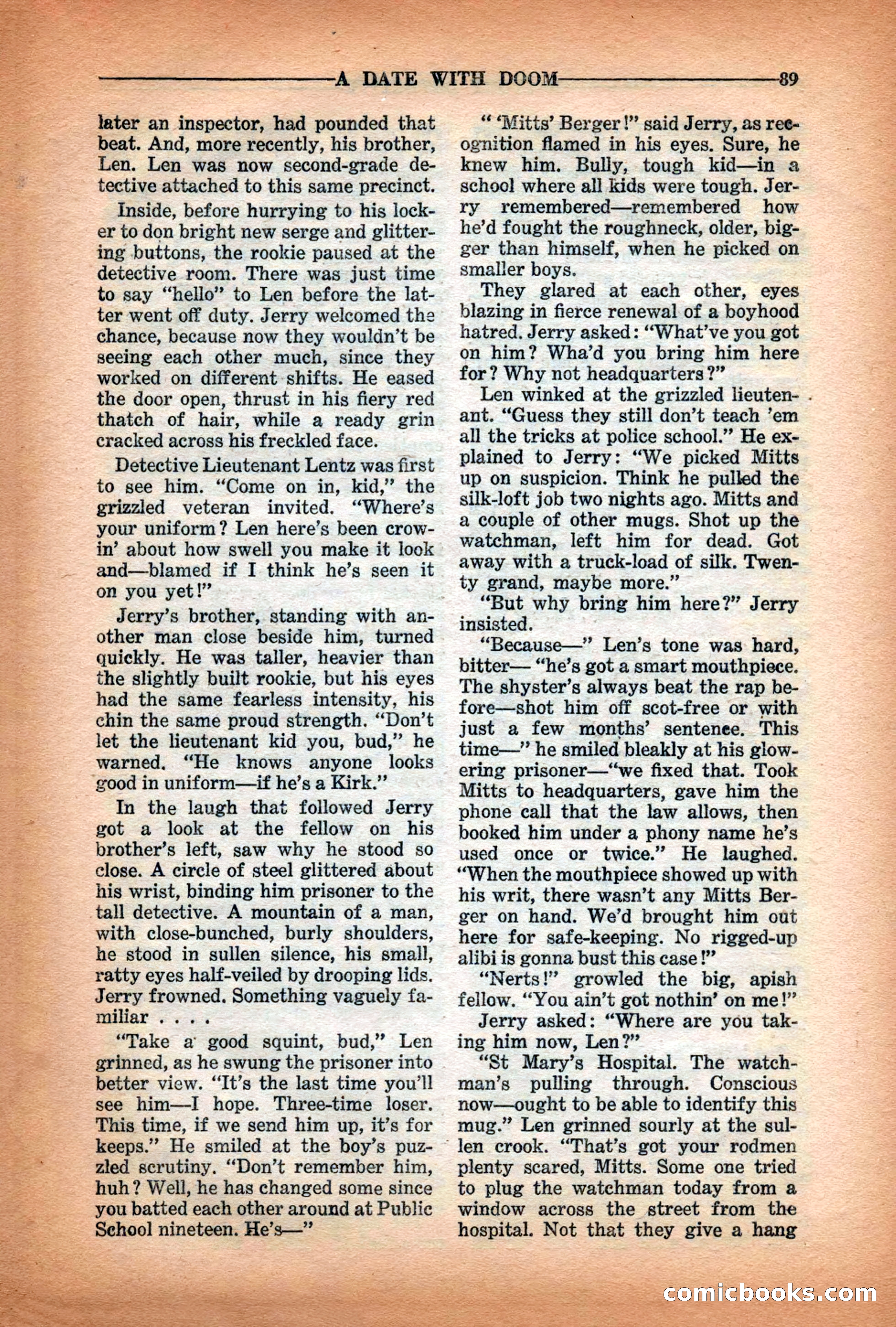 10-Story Detective Magazine Cover — page 91 of 116