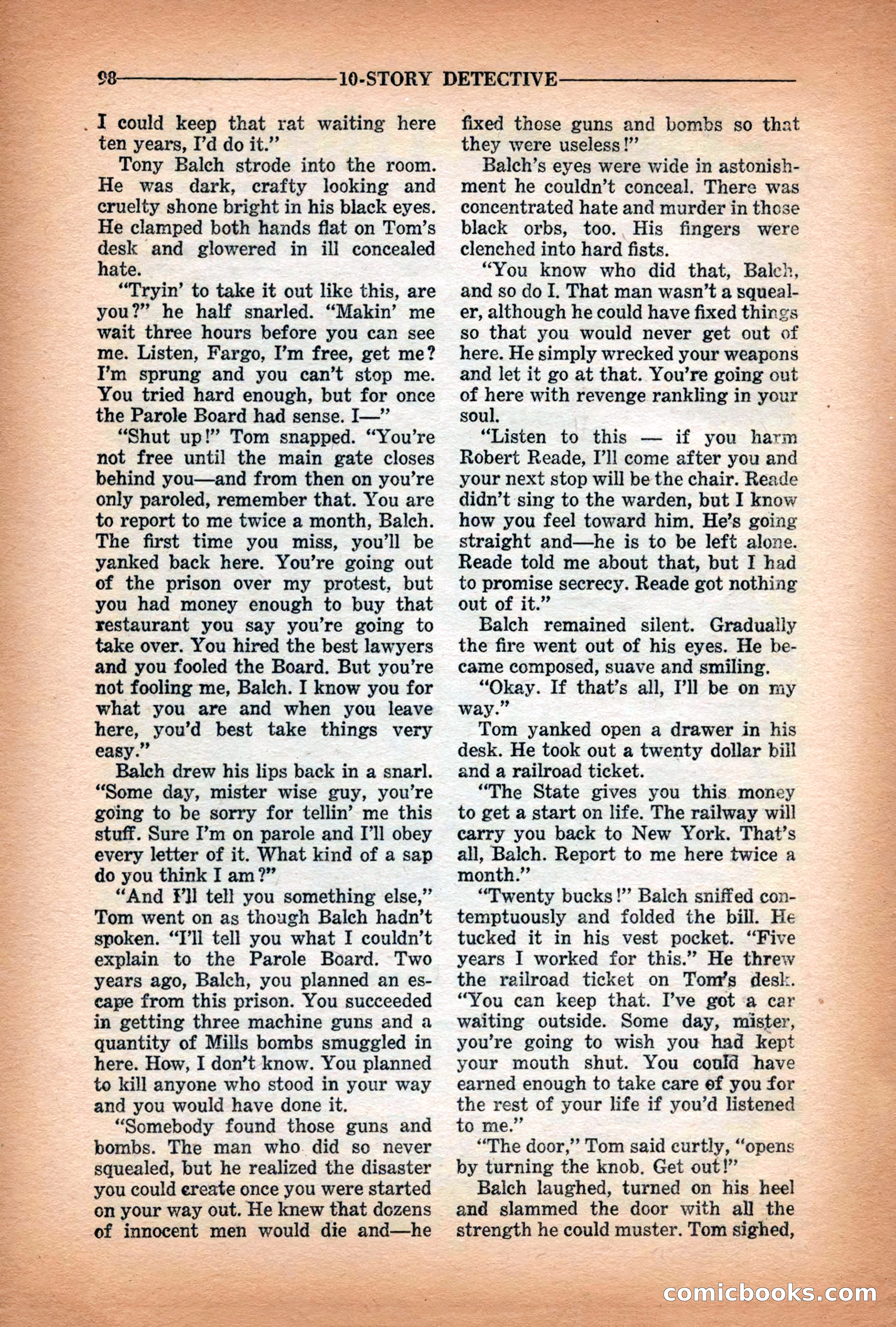 10-Story Detective Magazine Cover — page 100 of 116