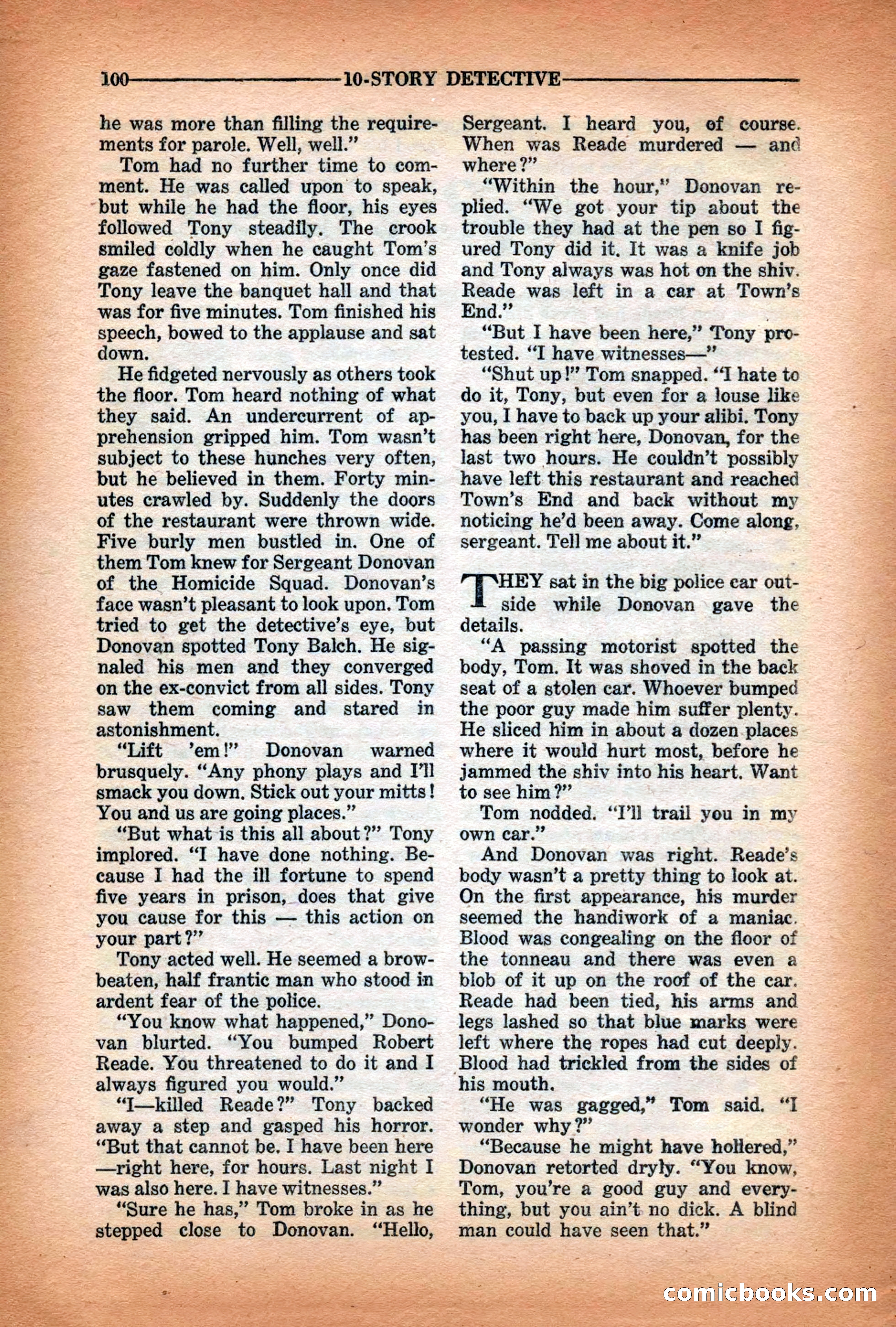 10-Story Detective Magazine Cover — page 102 of 116