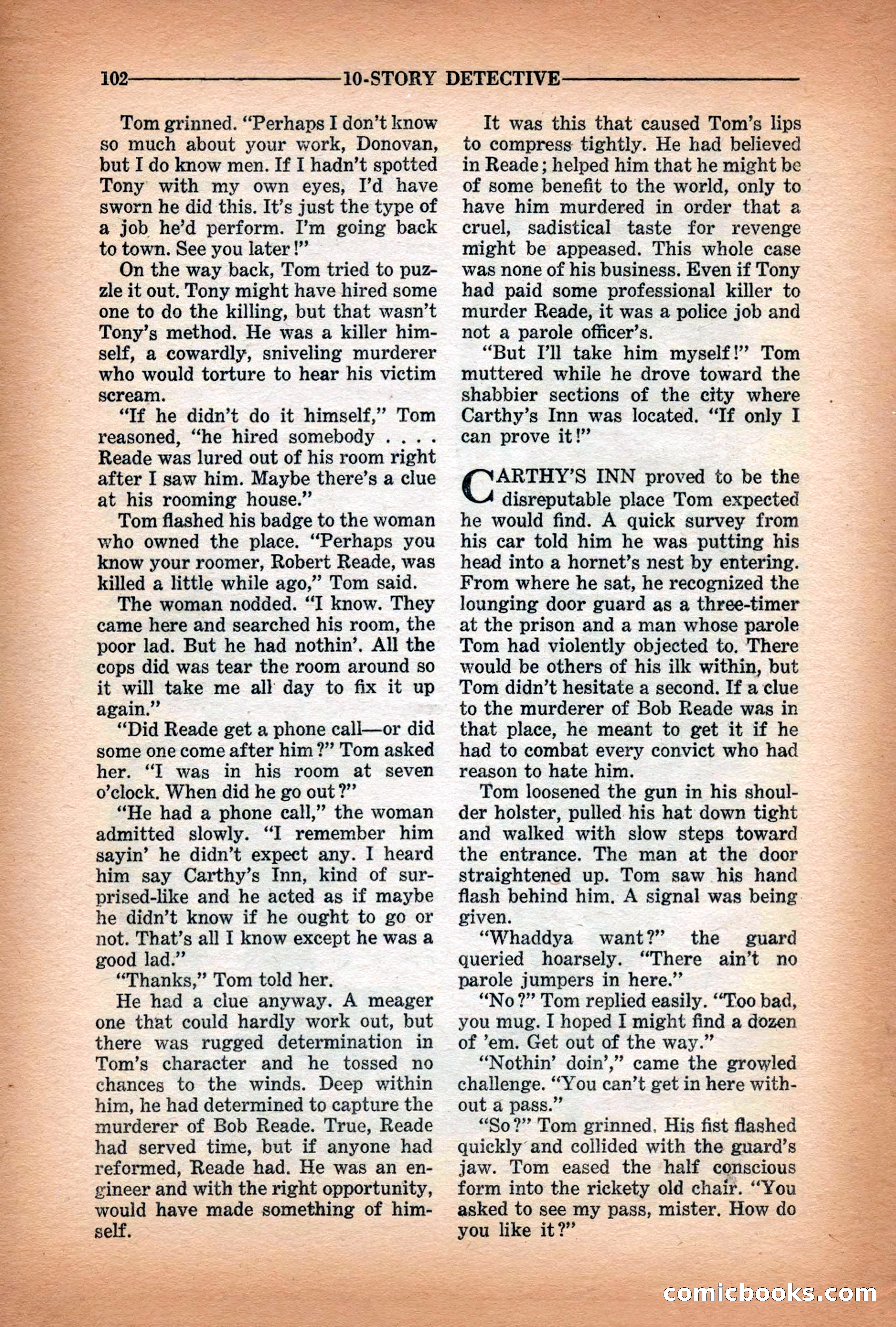 10-Story Detective Magazine Cover — page 104 of 116