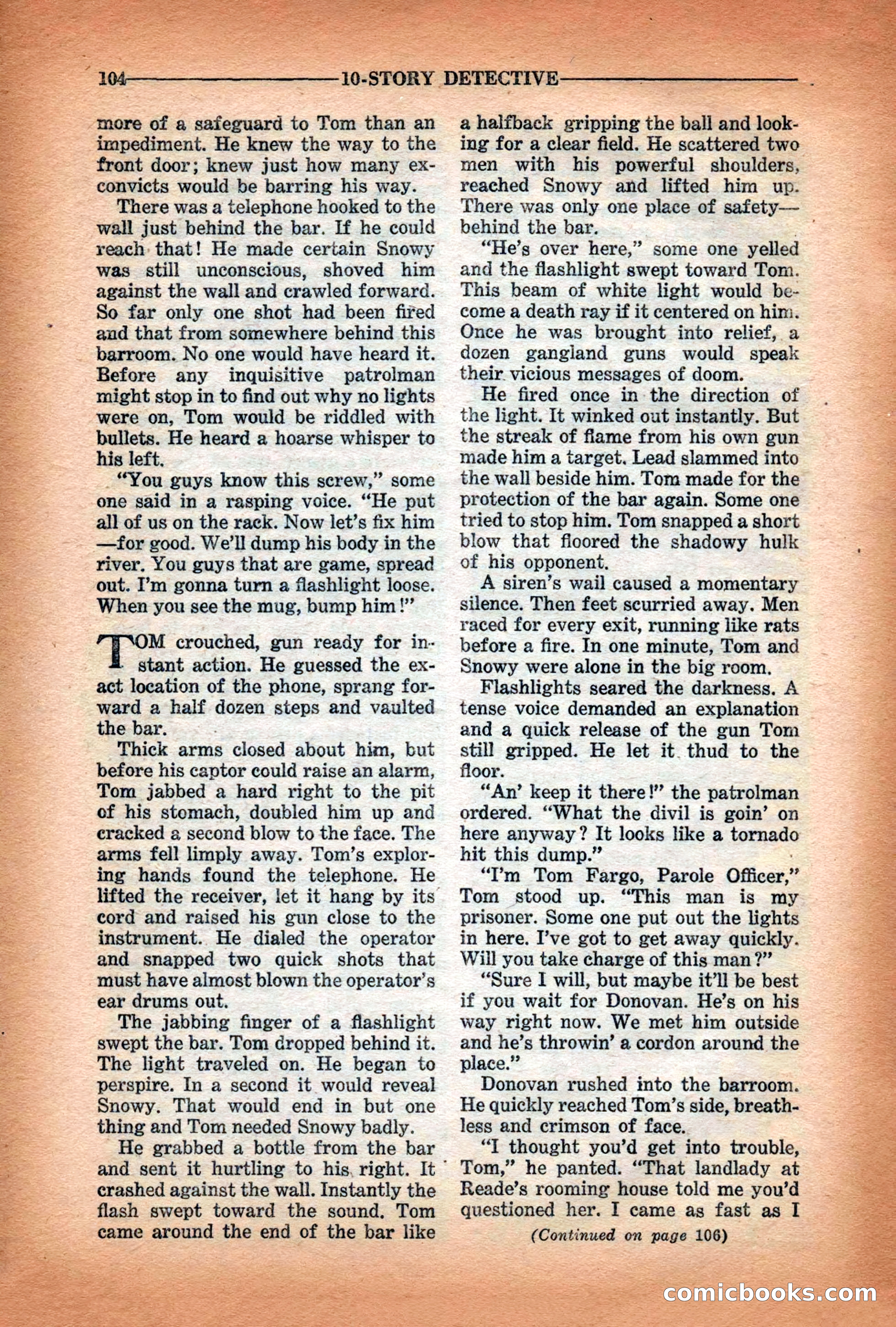 10-Story Detective Magazine Cover — page 106 of 116