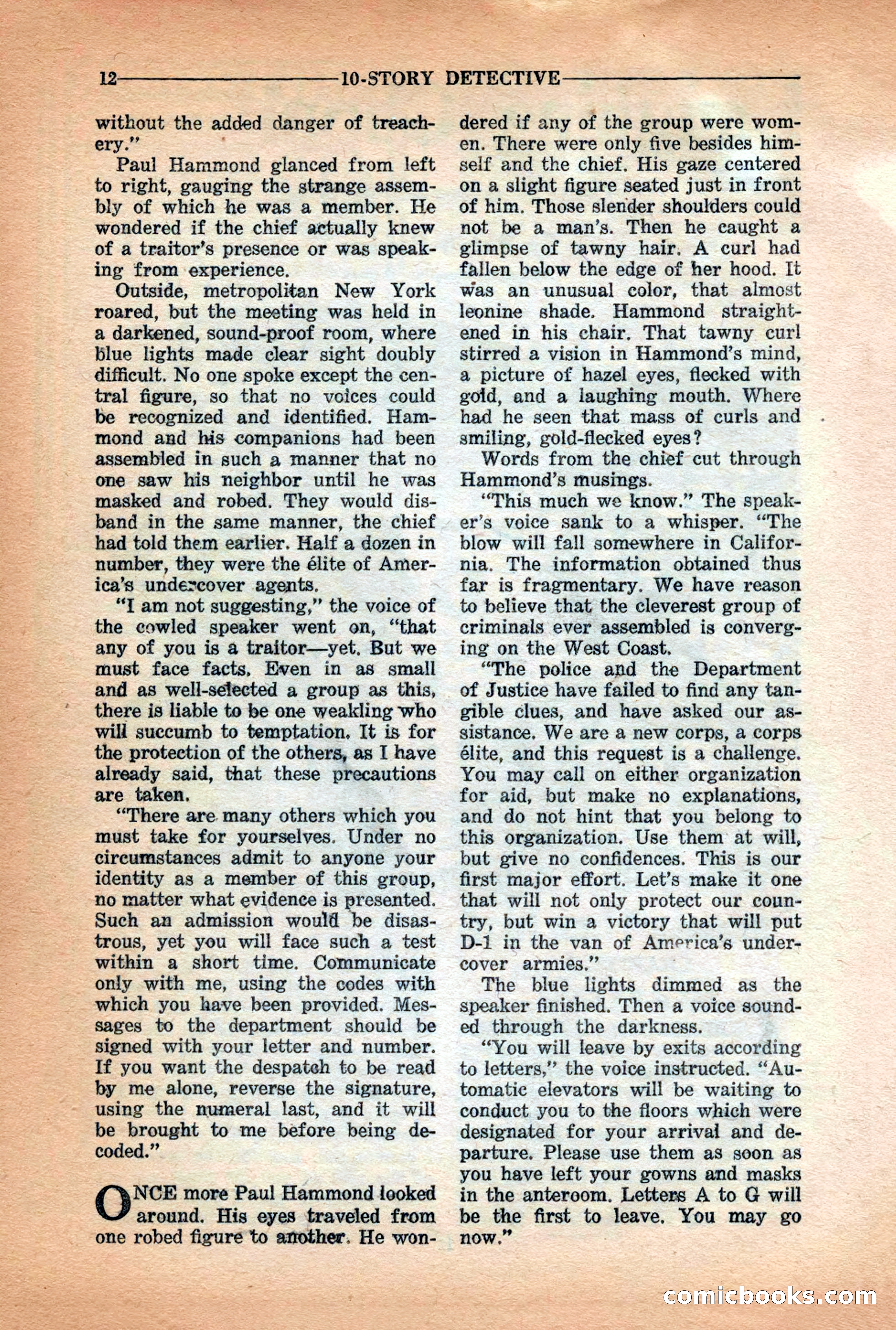10-Story Detective Magazine Cover — page 14 of 116