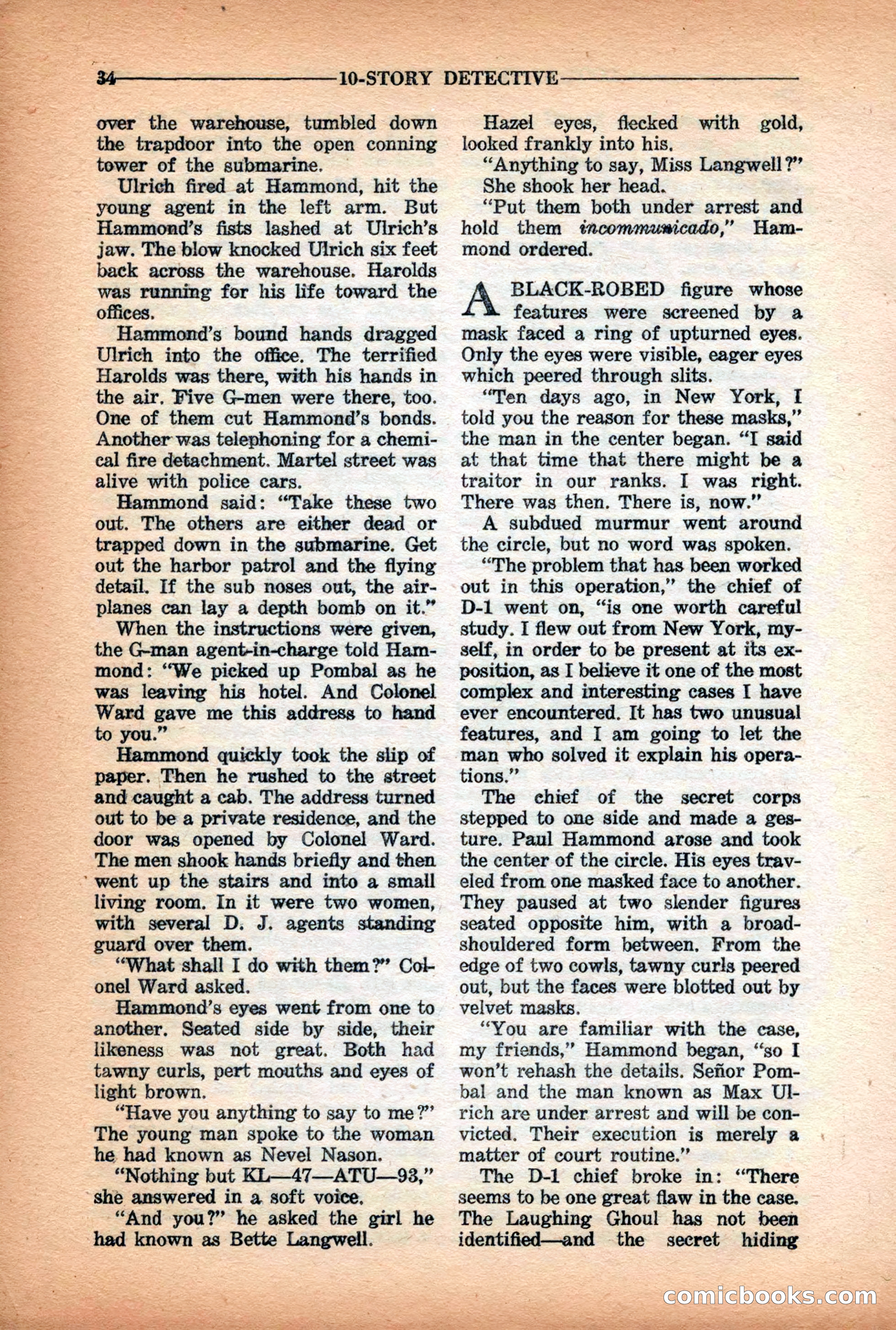 10-Story Detective Magazine Cover — page 36 of 116