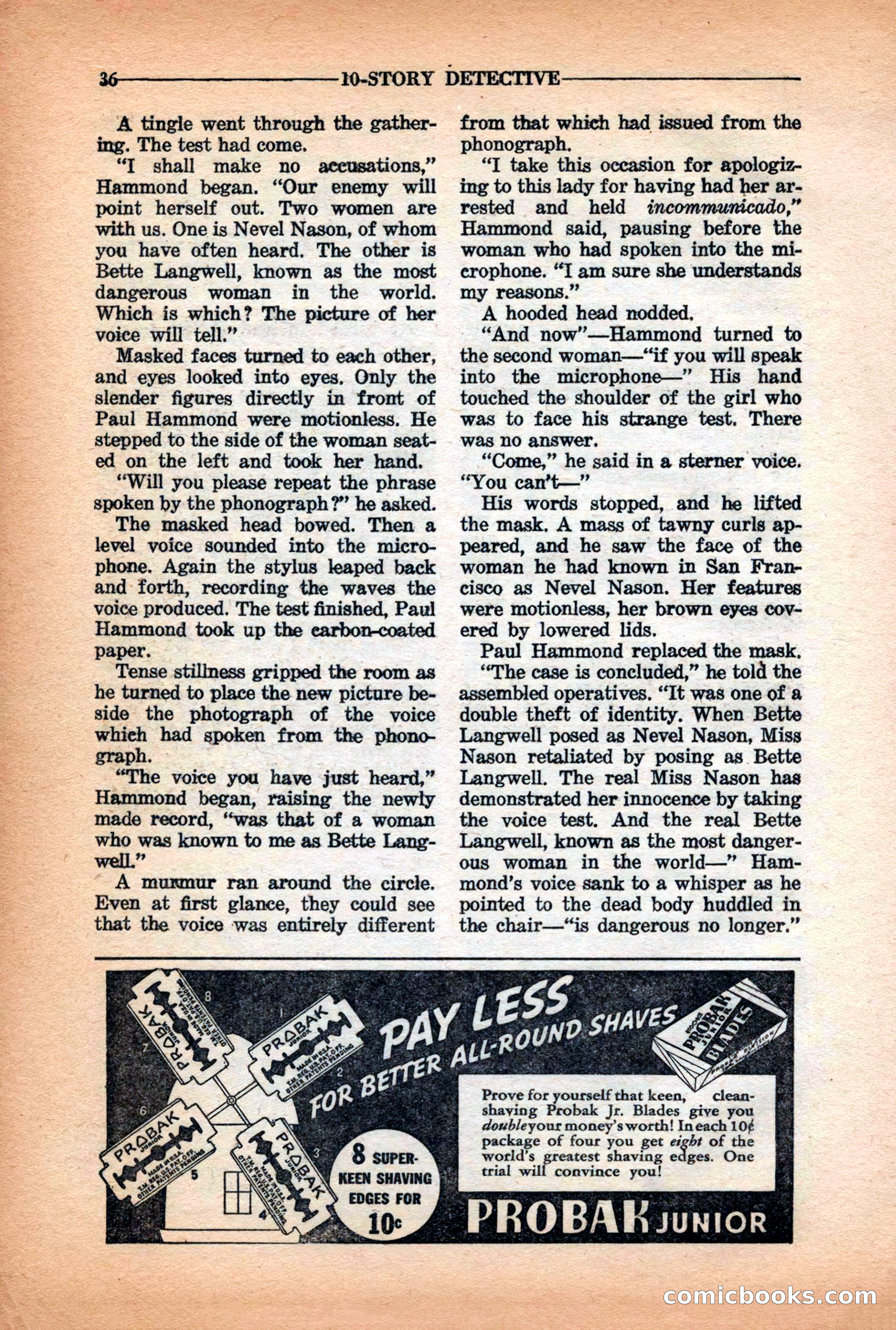 10-Story Detective Magazine Cover — page 38 of 116