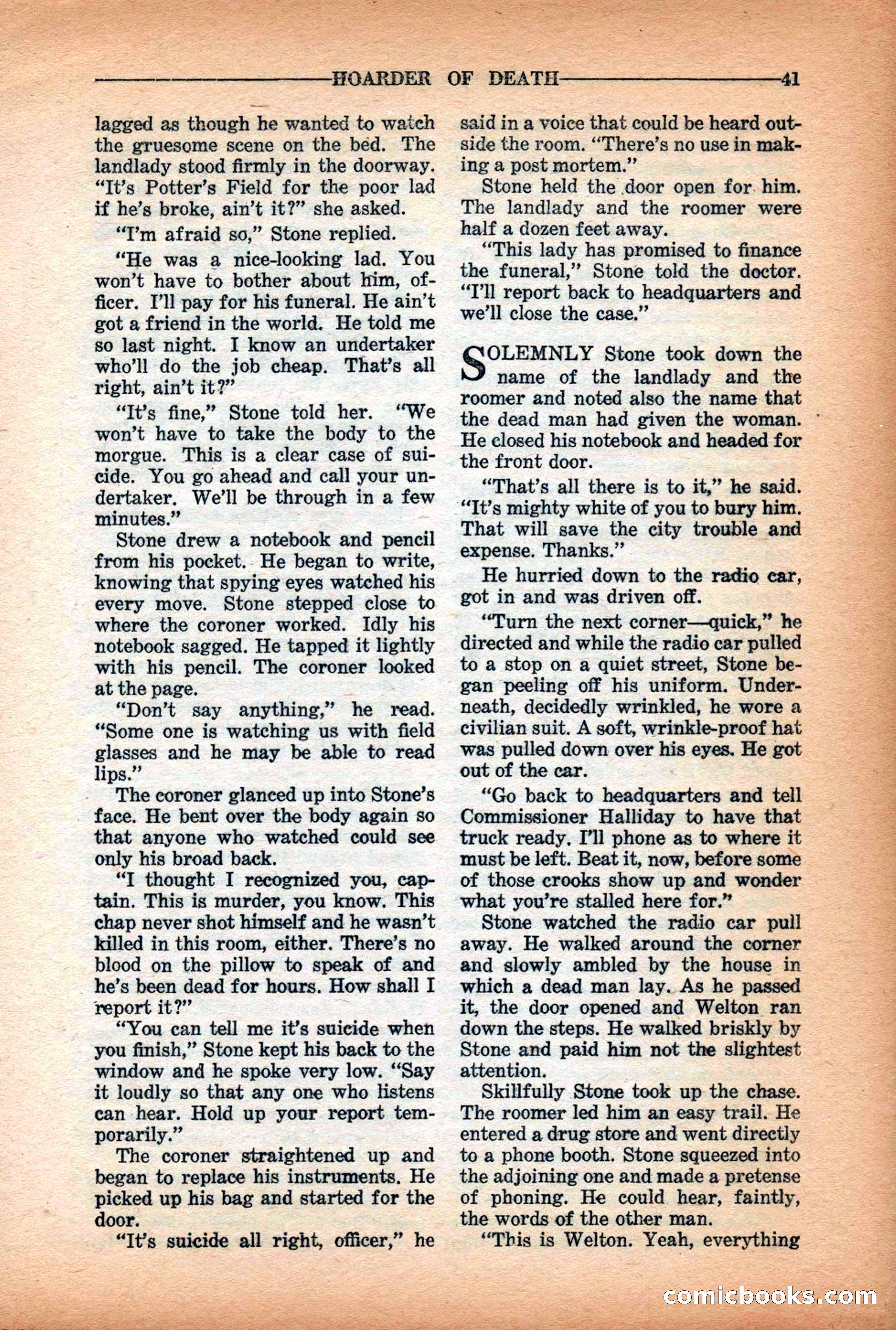 10-Story Detective Magazine Cover — page 43 of 116