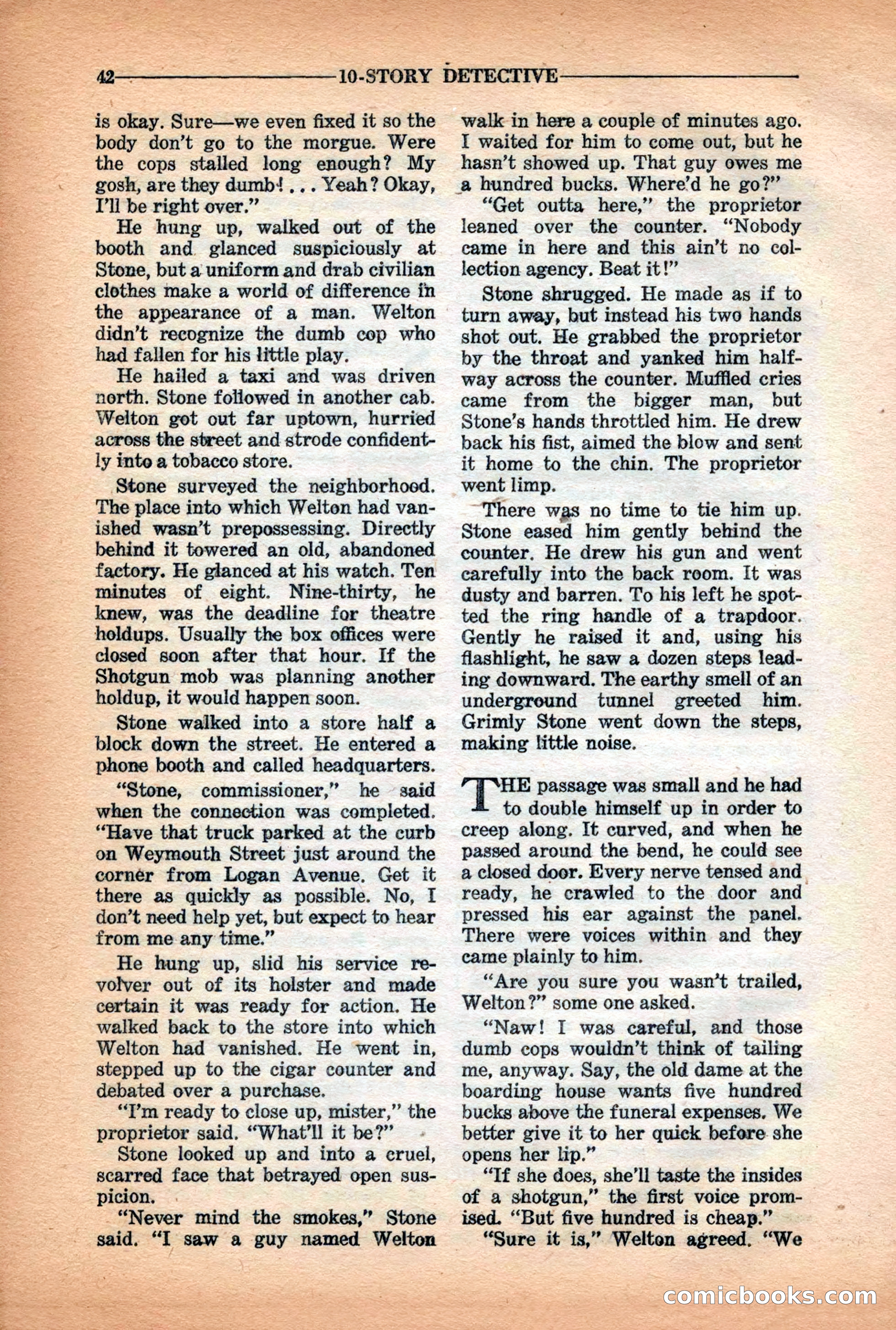 10-Story Detective Magazine Cover — page 44 of 116