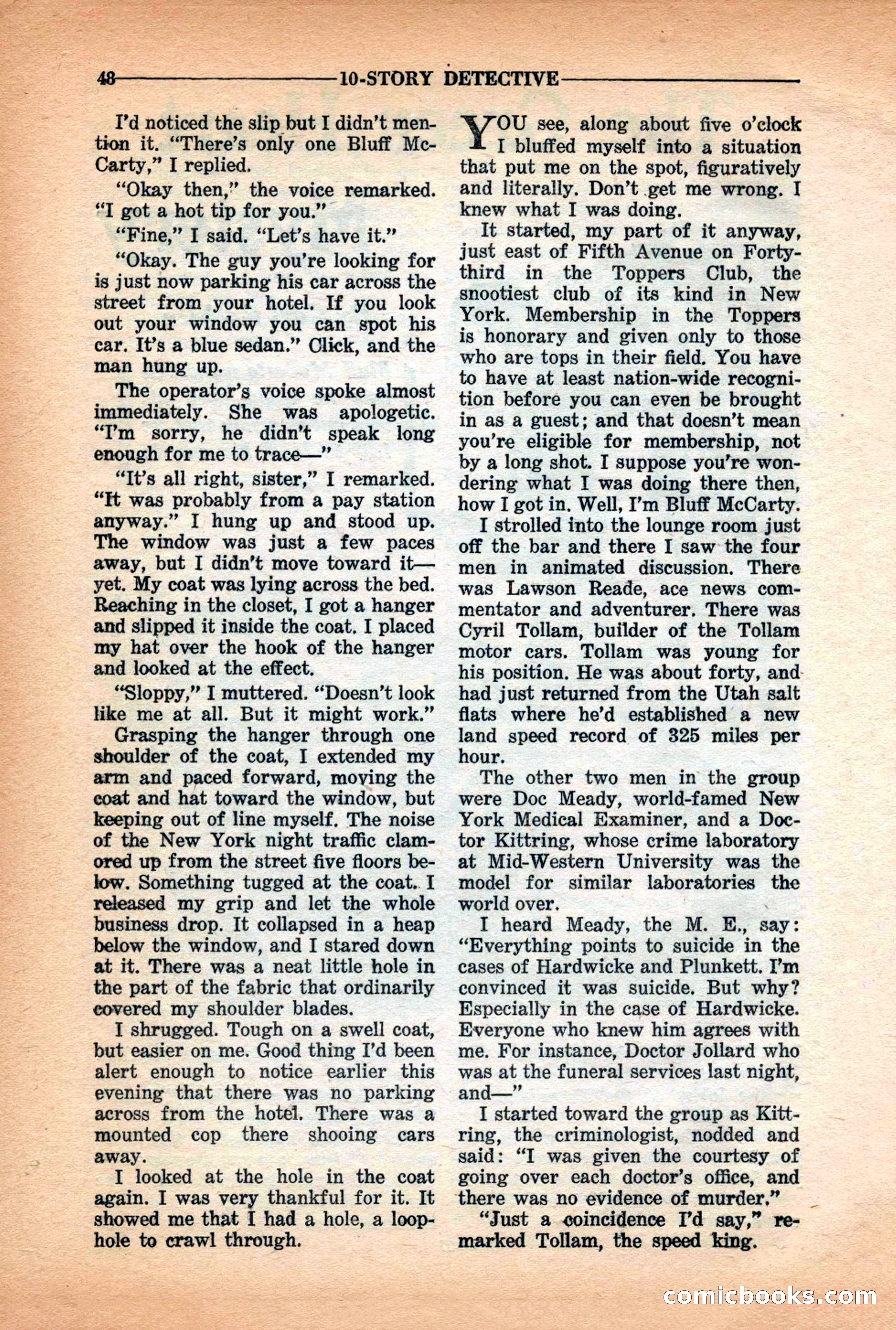 10-Story Detective Magazine Cover — page 50 of 116