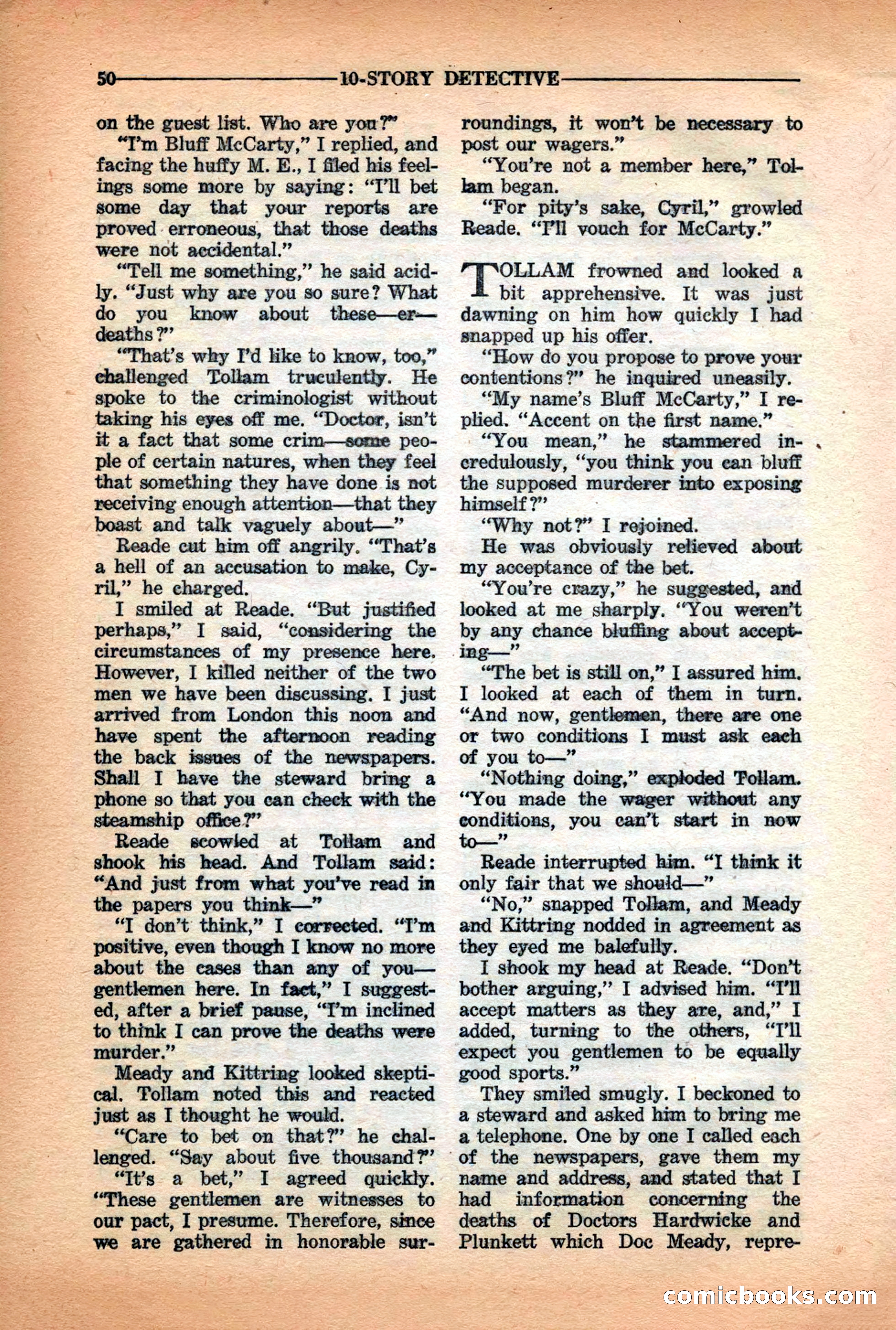 10-Story Detective Magazine Cover — page 52 of 116