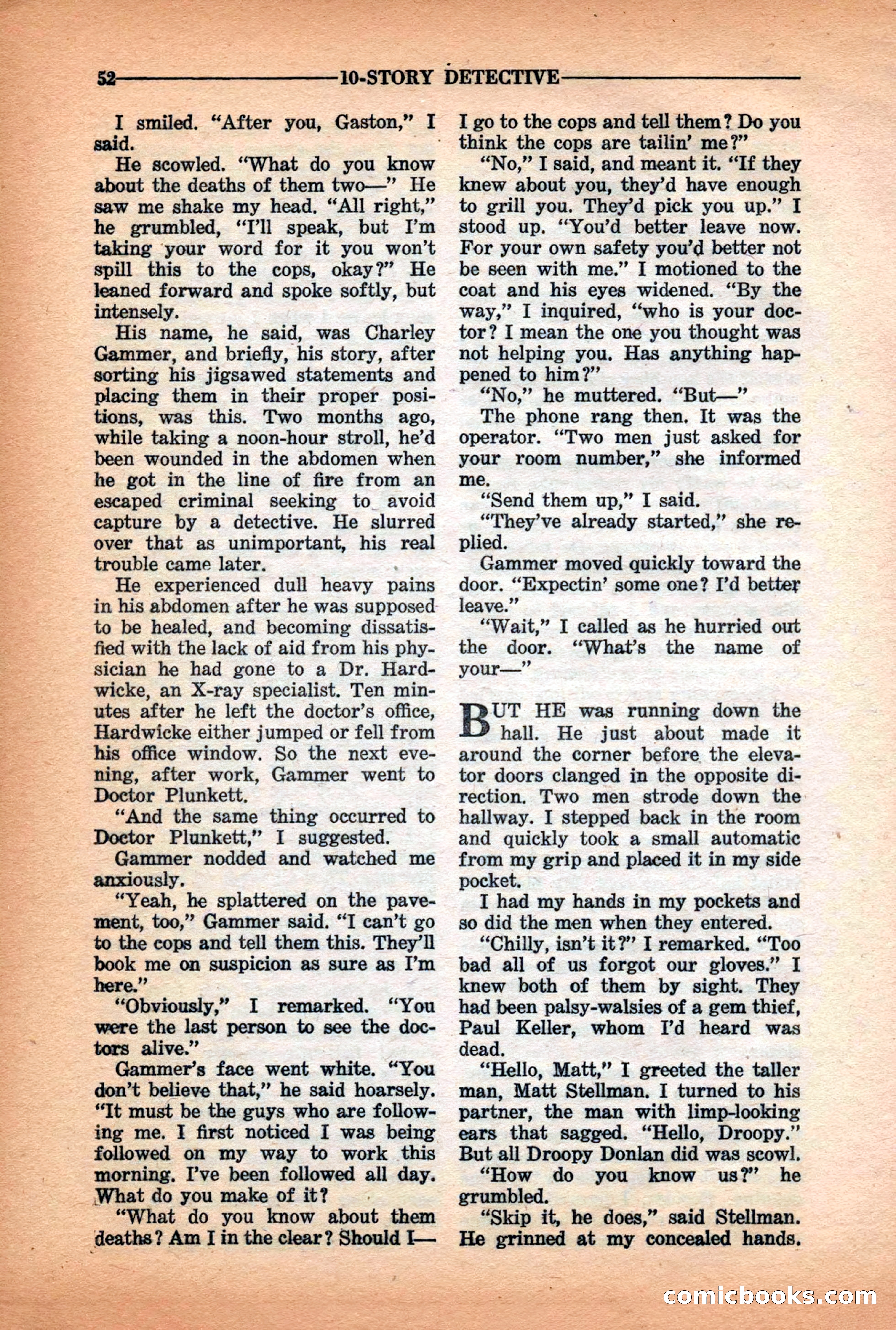 10-Story Detective Magazine Cover — page 54 of 116