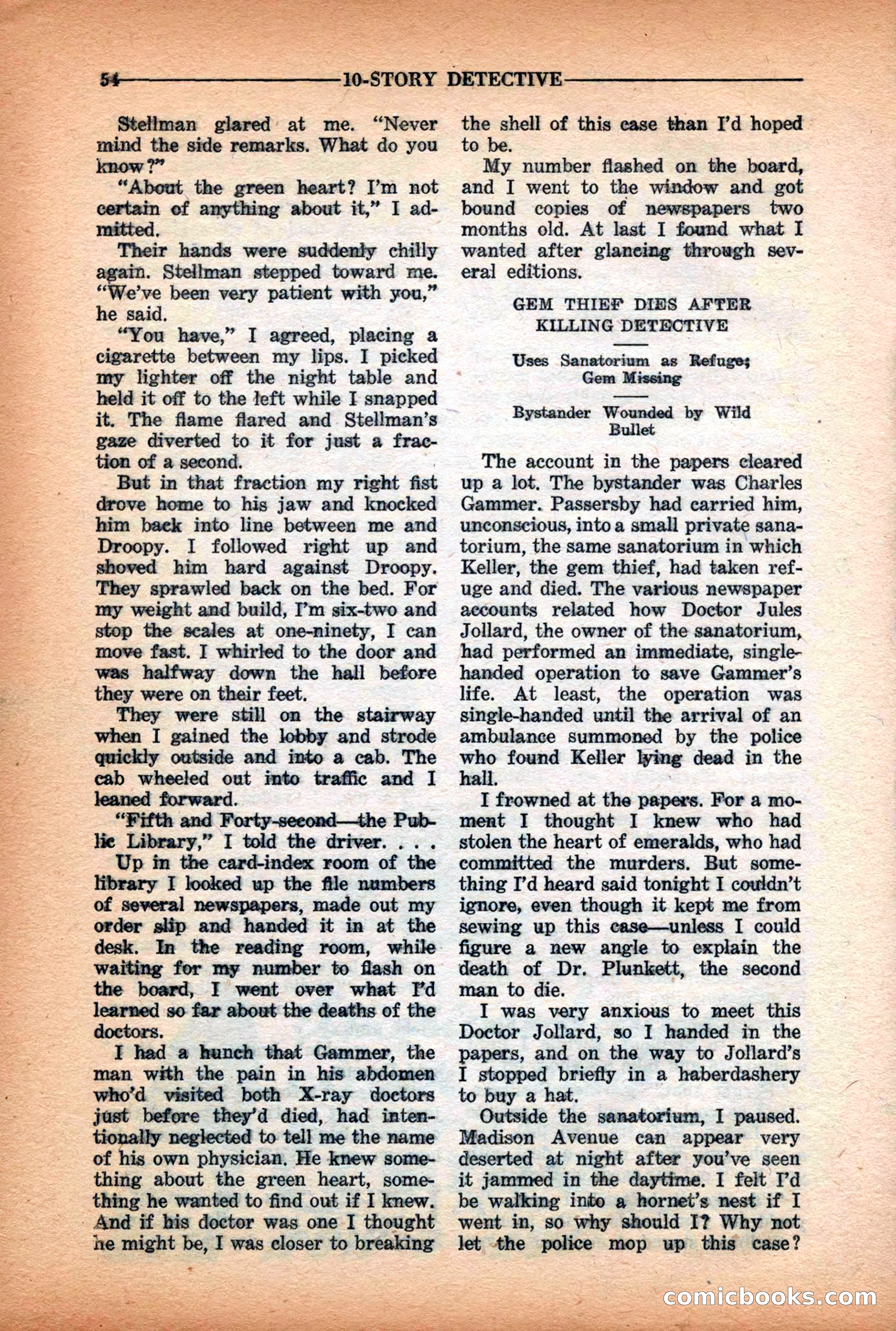 10-Story Detective Magazine Cover — page 56 of 116