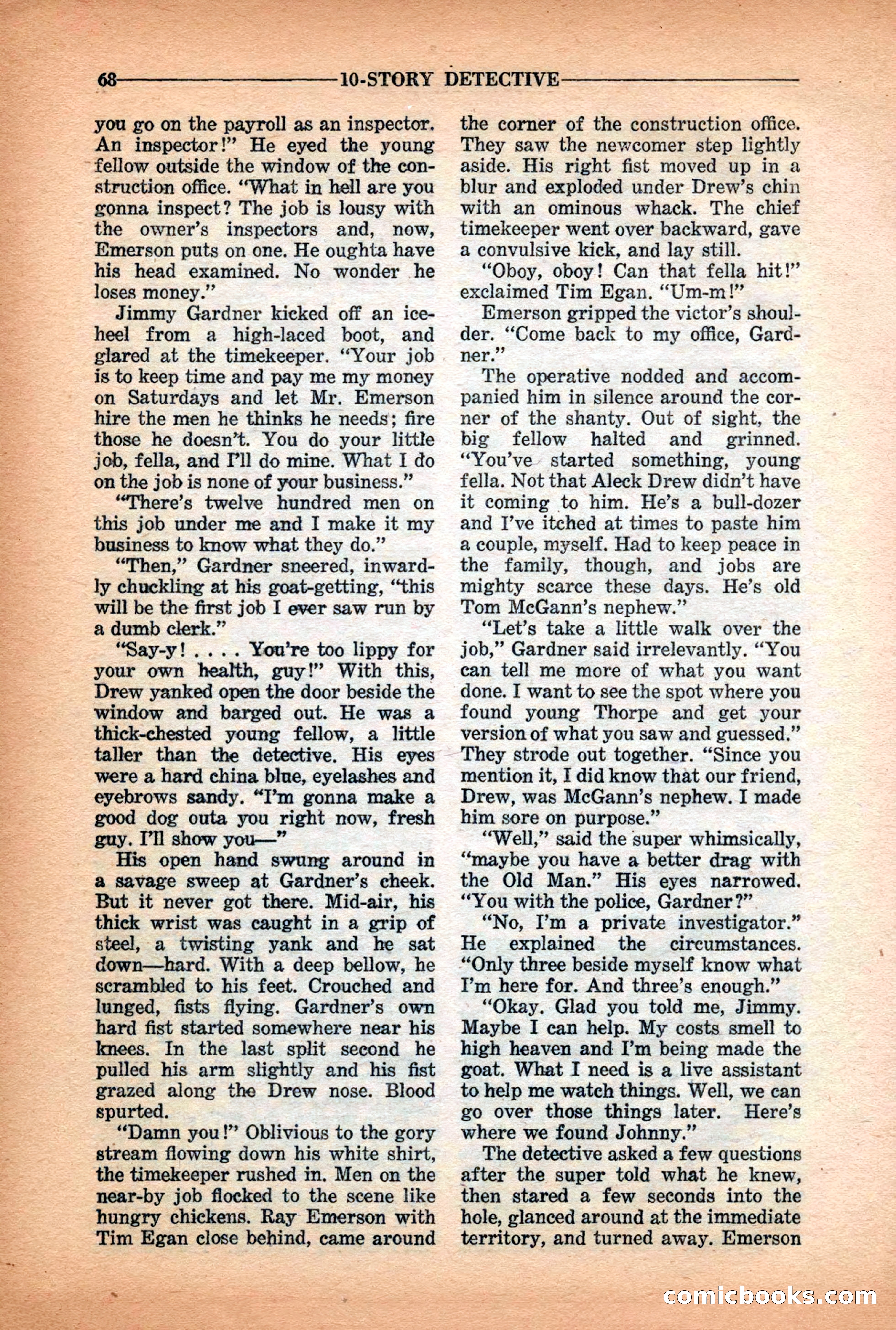 10-Story Detective Magazine Cover — page 70 of 116