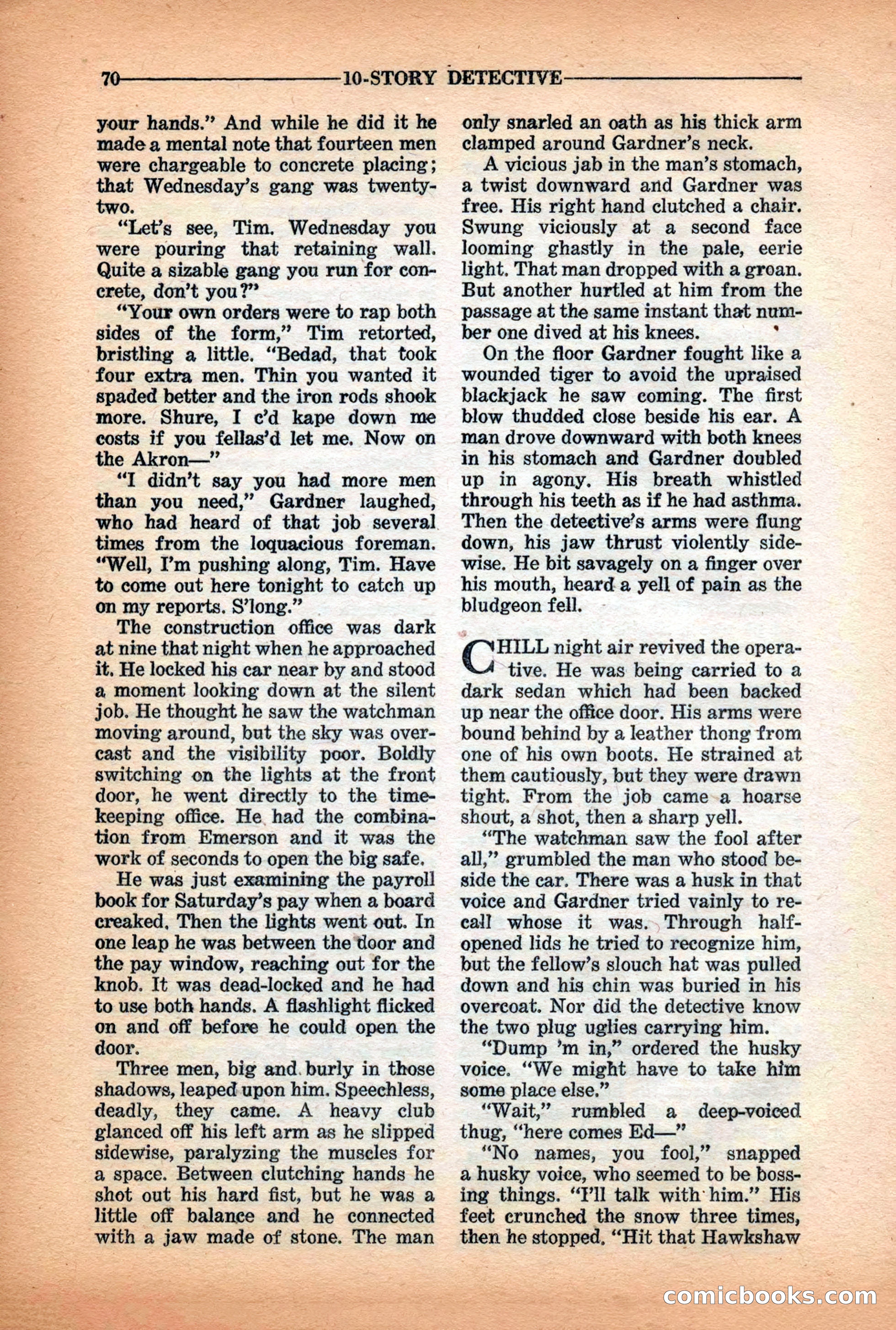 10-Story Detective Magazine Cover — page 72 of 116