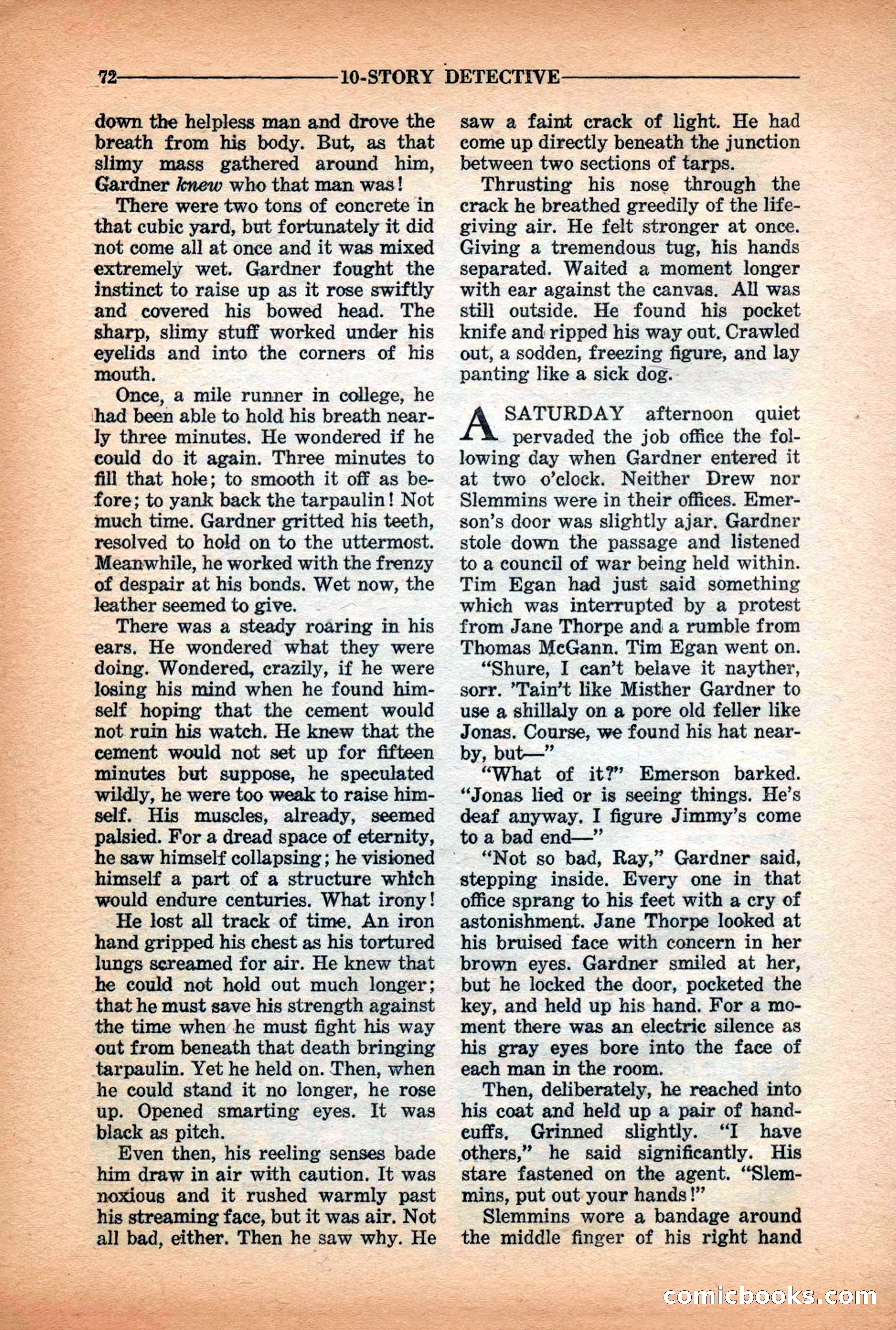 10-Story Detective Magazine Cover — page 74 of 116