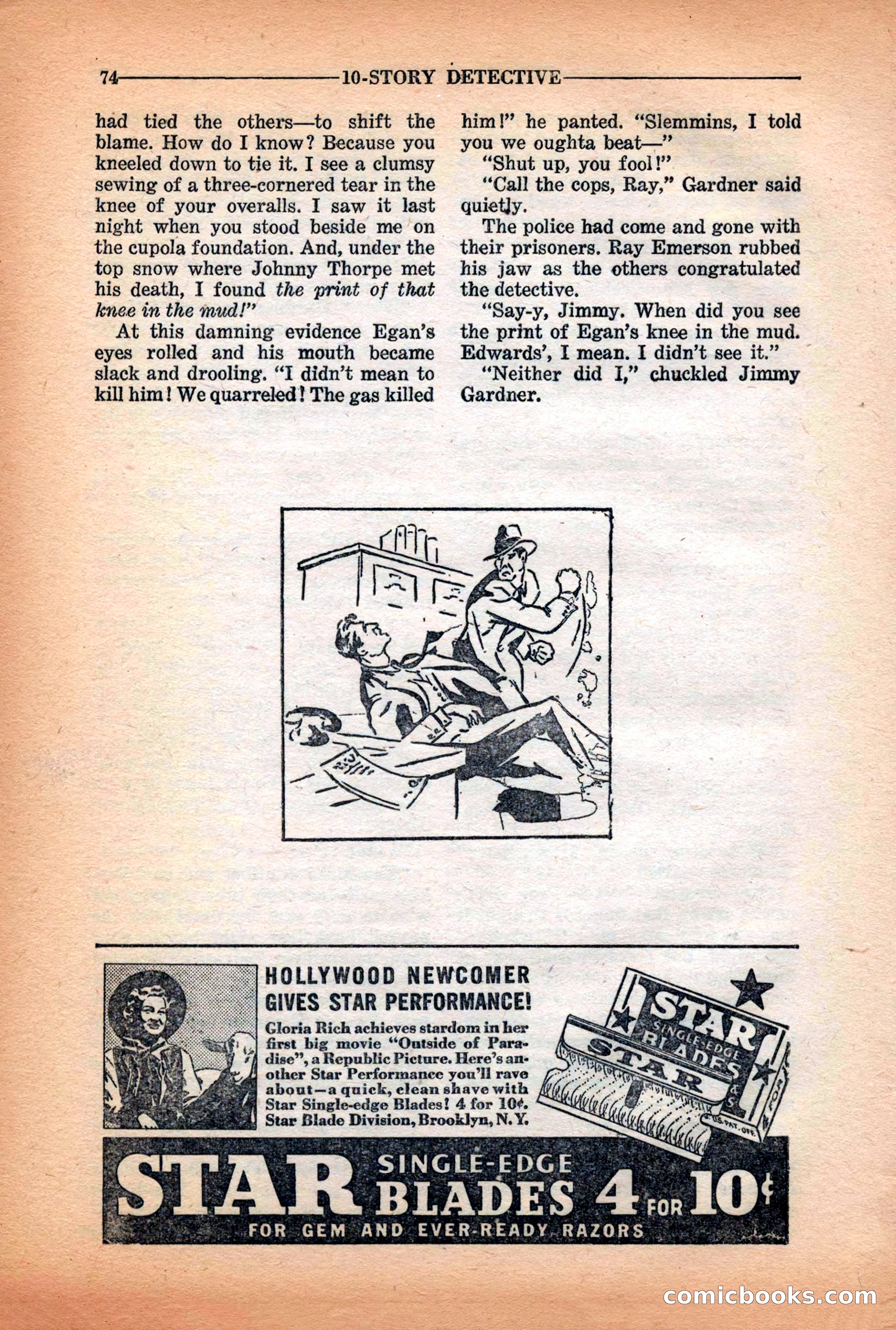 10-Story Detective Magazine Cover — page 76 of 116