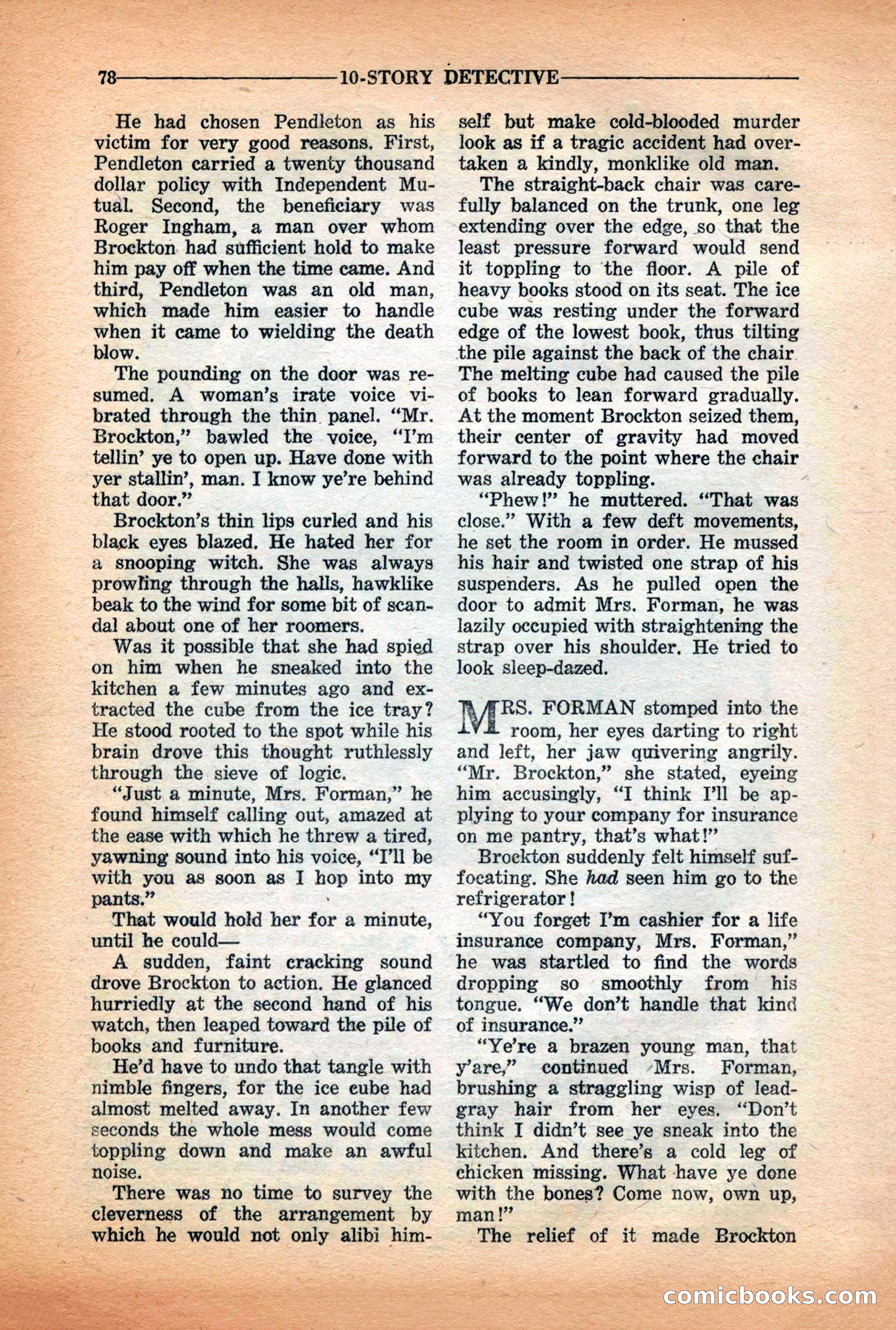 10-Story Detective Magazine Cover — page 80 of 116