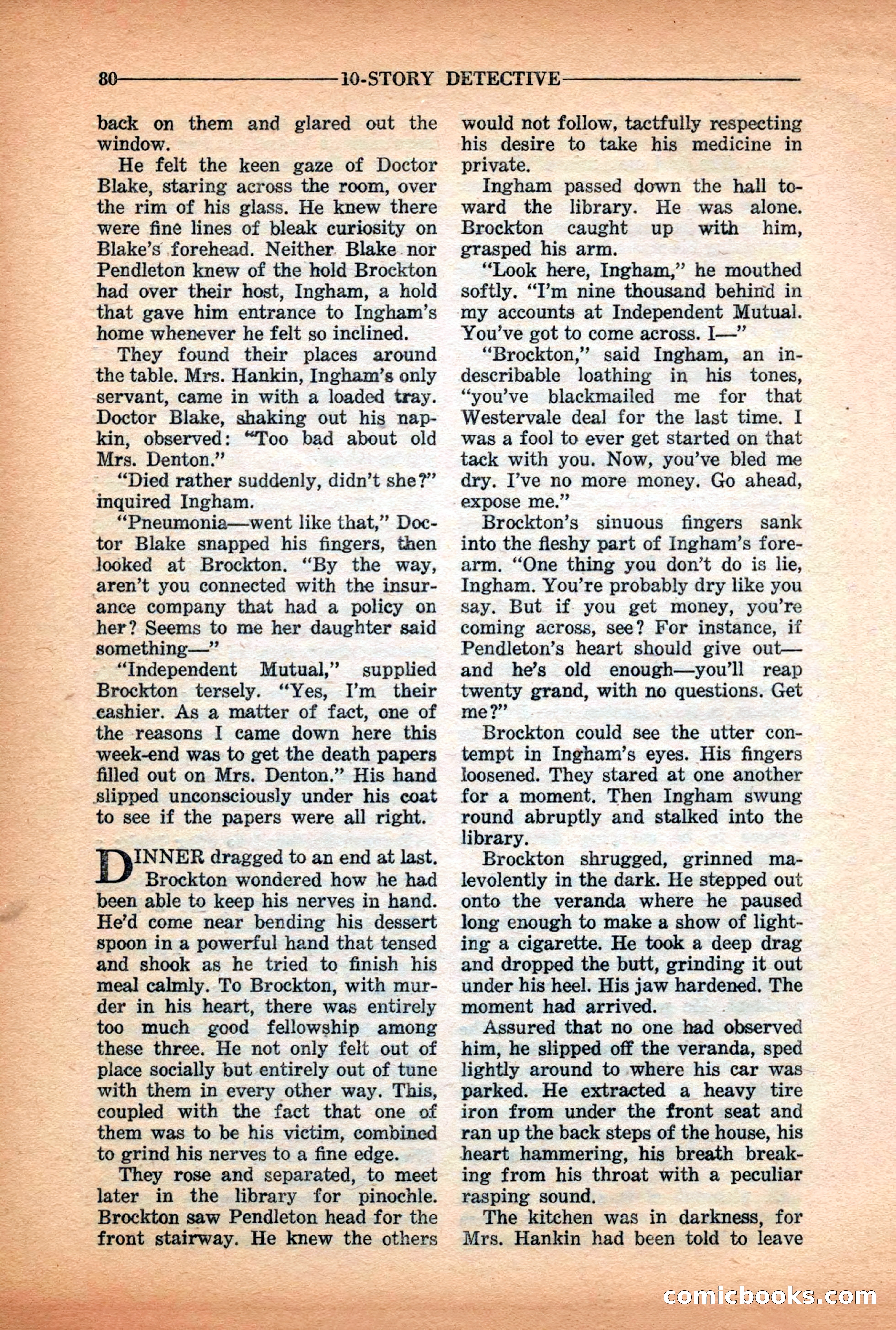 10-Story Detective Magazine Cover — page 82 of 116