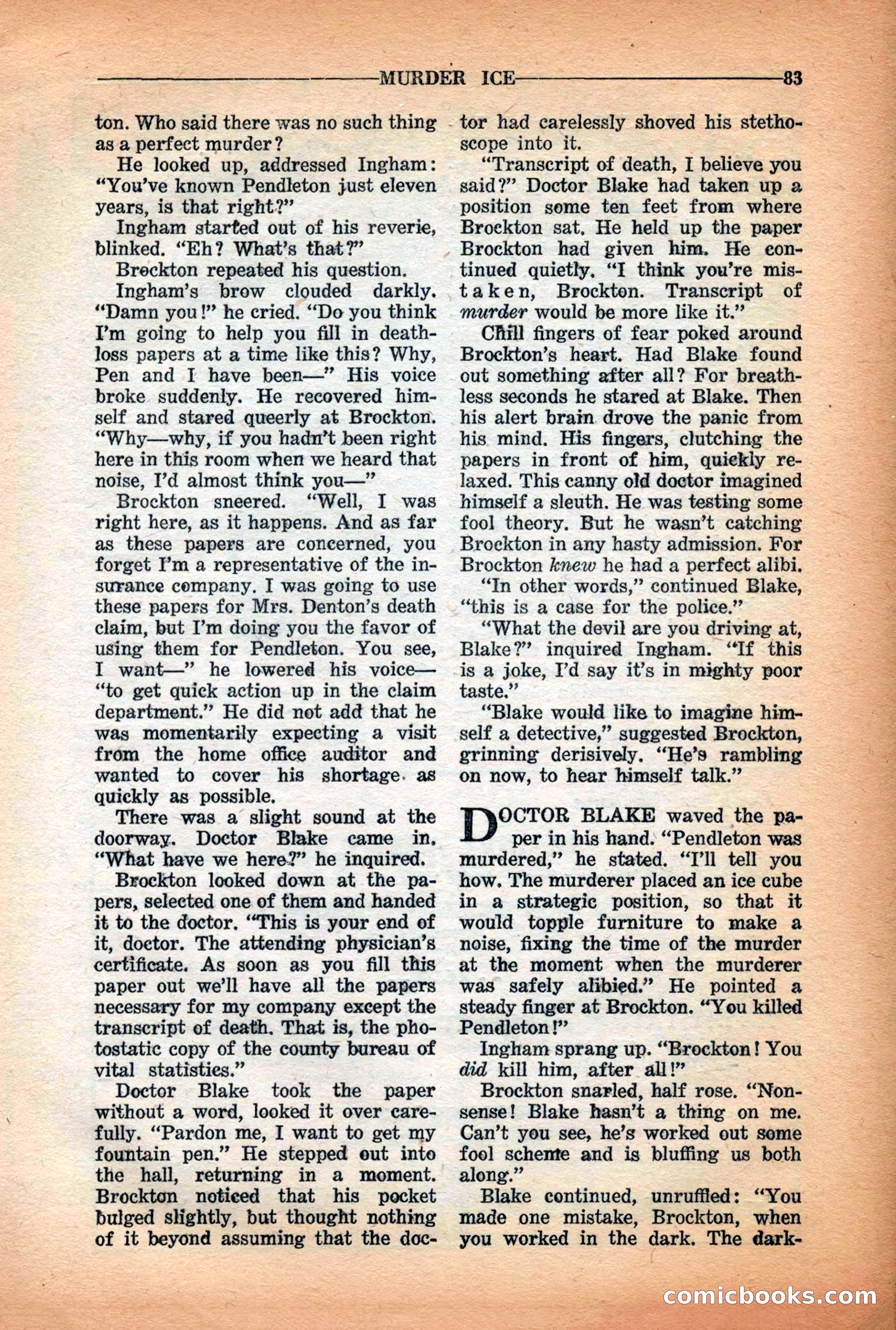 10-Story Detective Magazine Cover — page 85 of 116