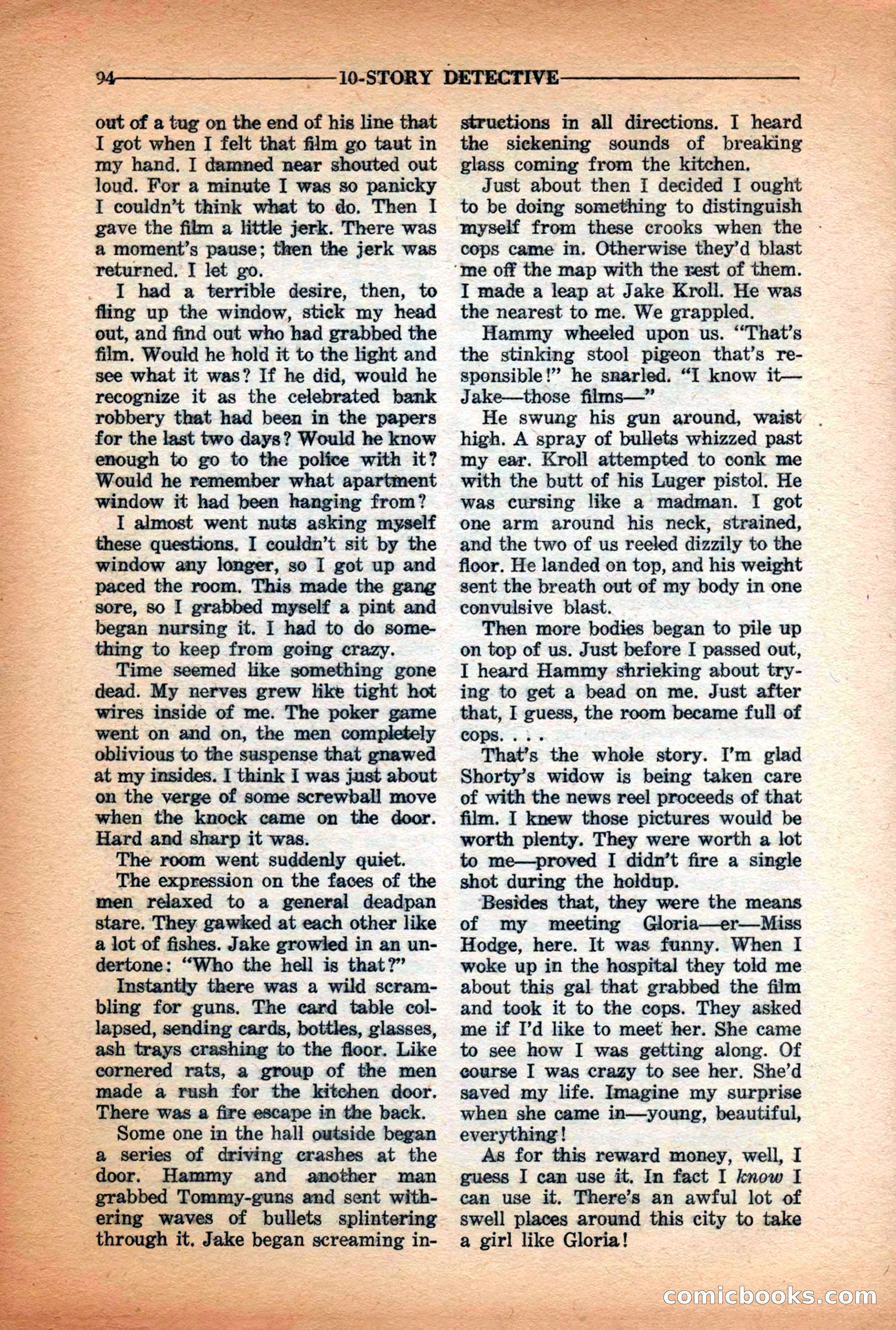 10-Story Detective Magazine Cover — page 96 of 116