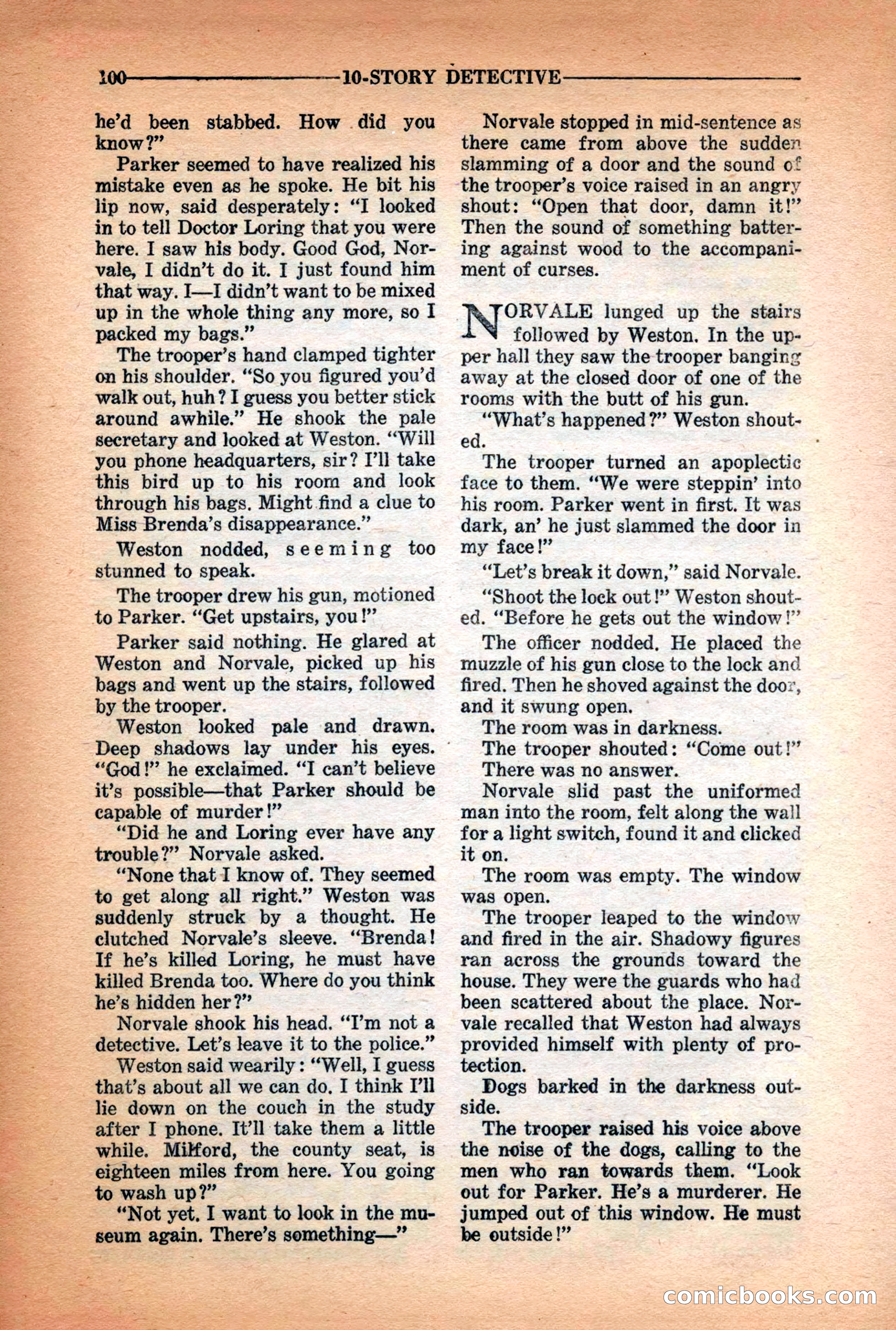 10-Story Detective Magazine Cover — page 102 of 116
