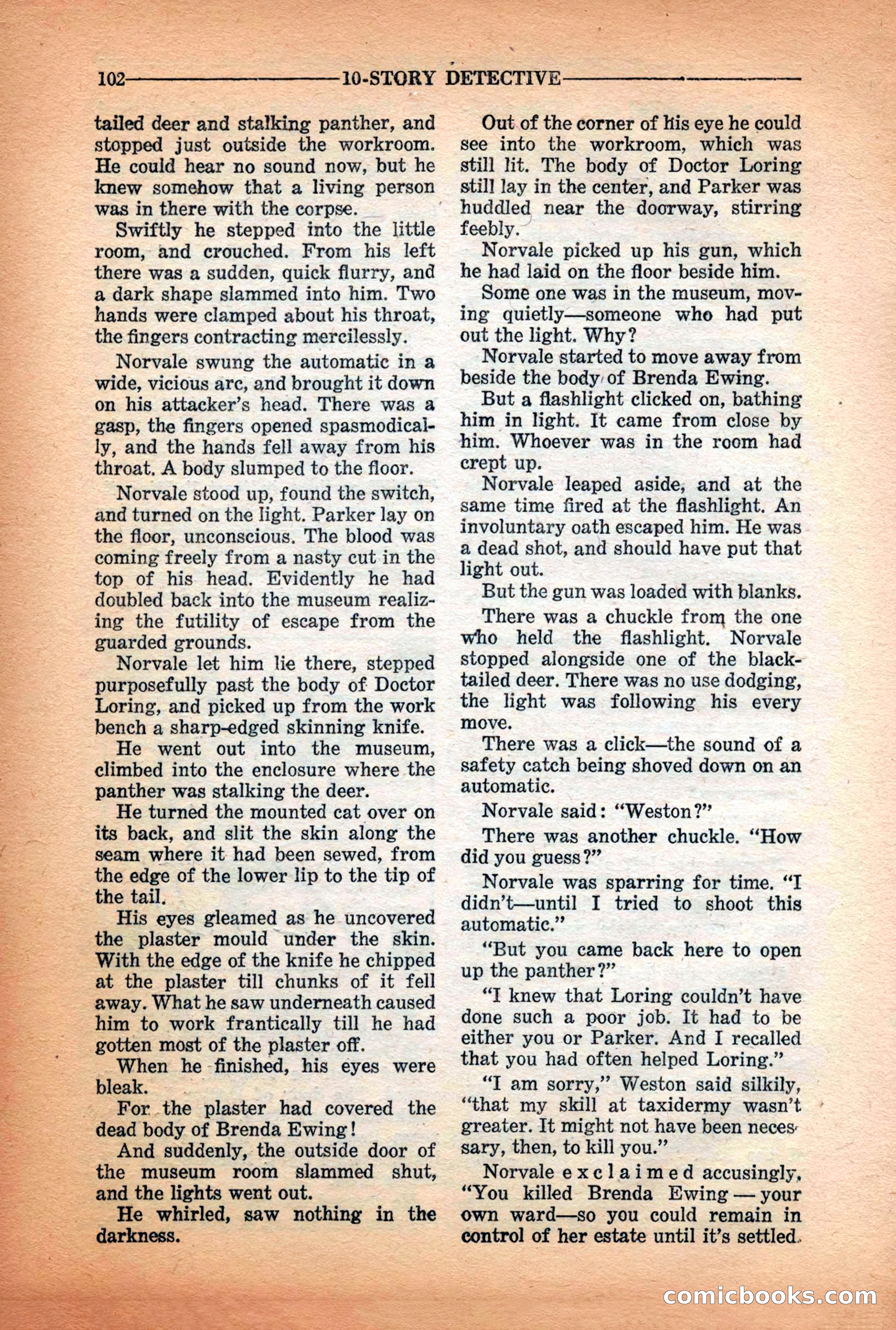 10-Story Detective Magazine Cover — page 104 of 116