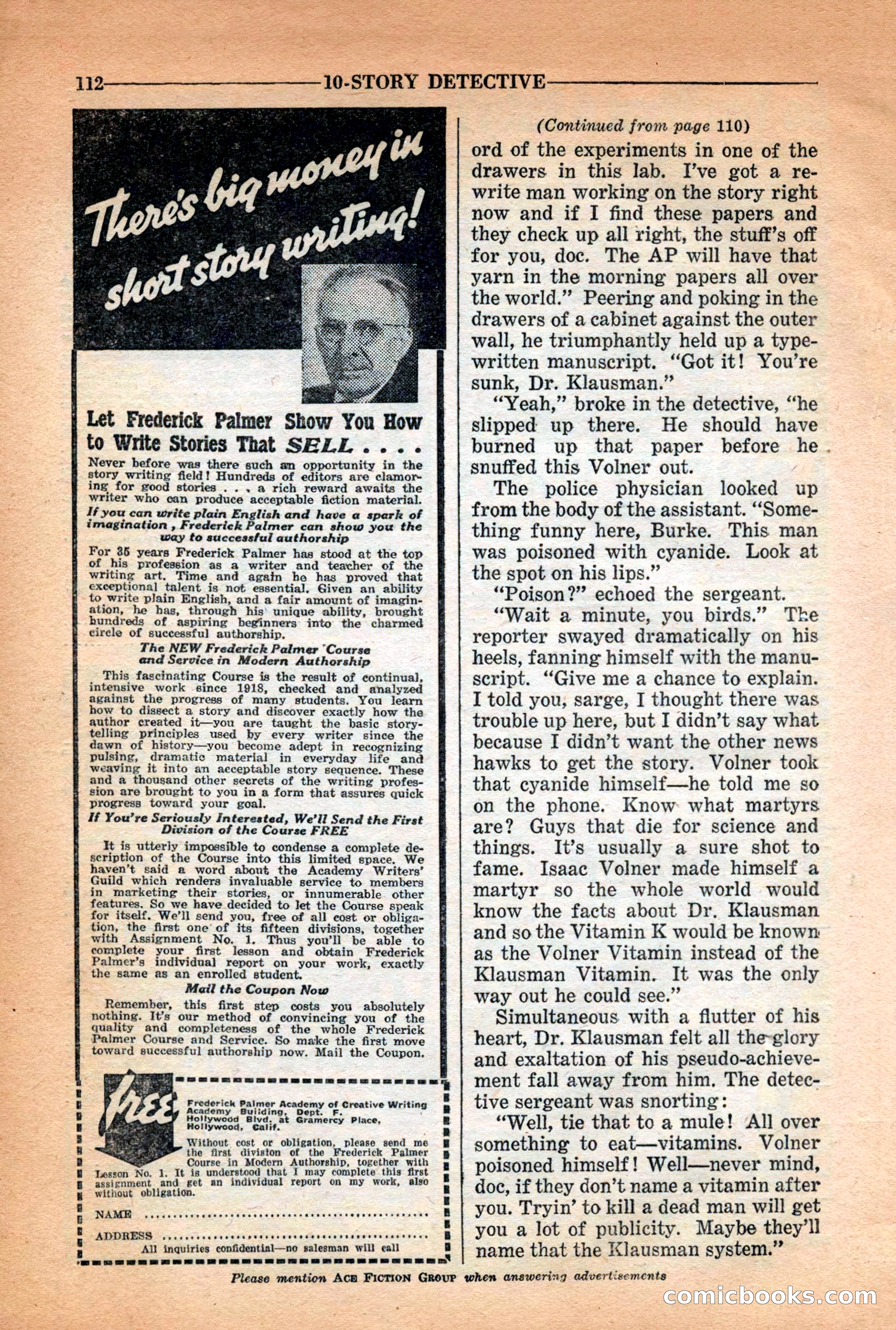 10-Story Detective Magazine Cover — page 114 of 116