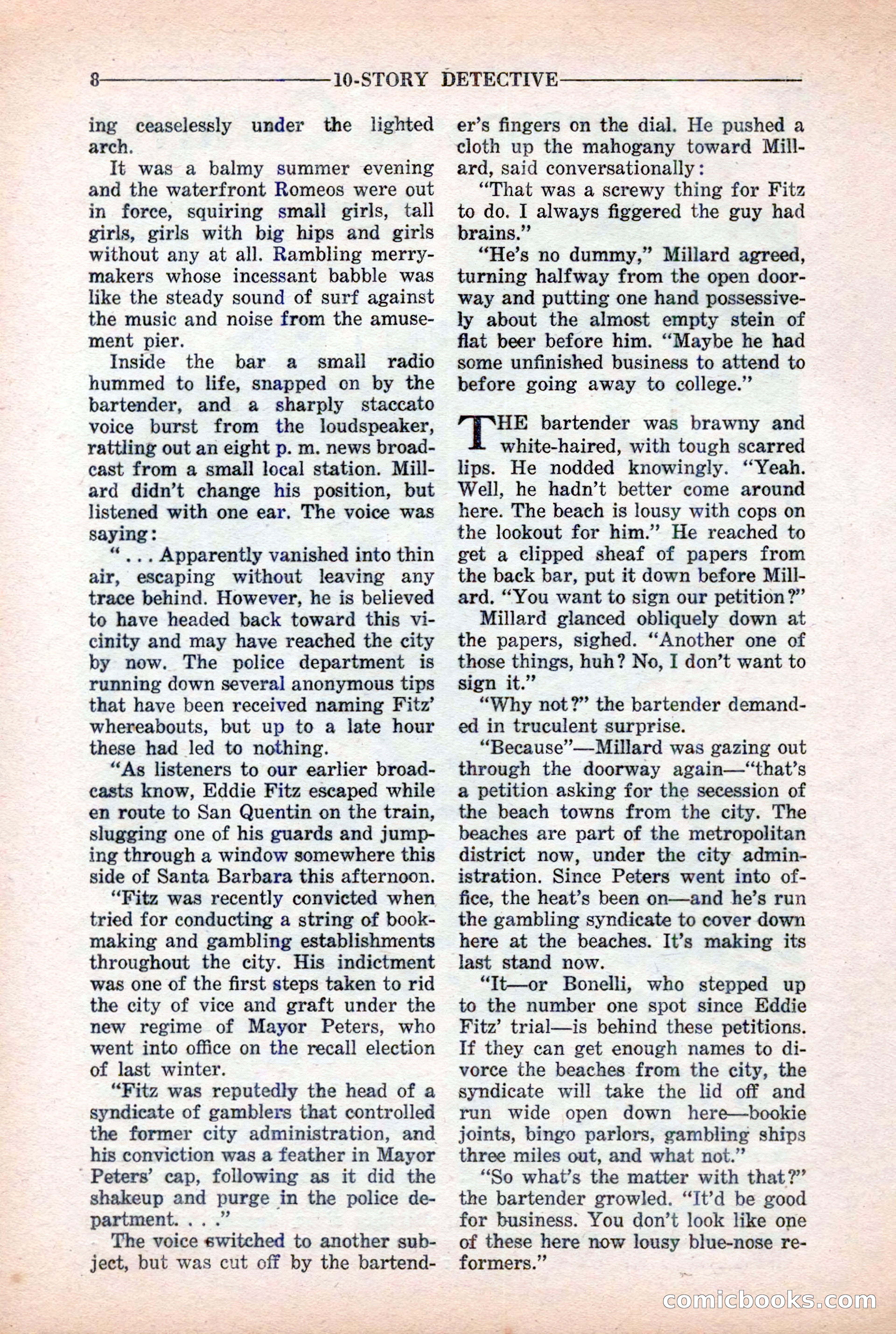 10-Story Detective Magazine Cover — page 10 of 116