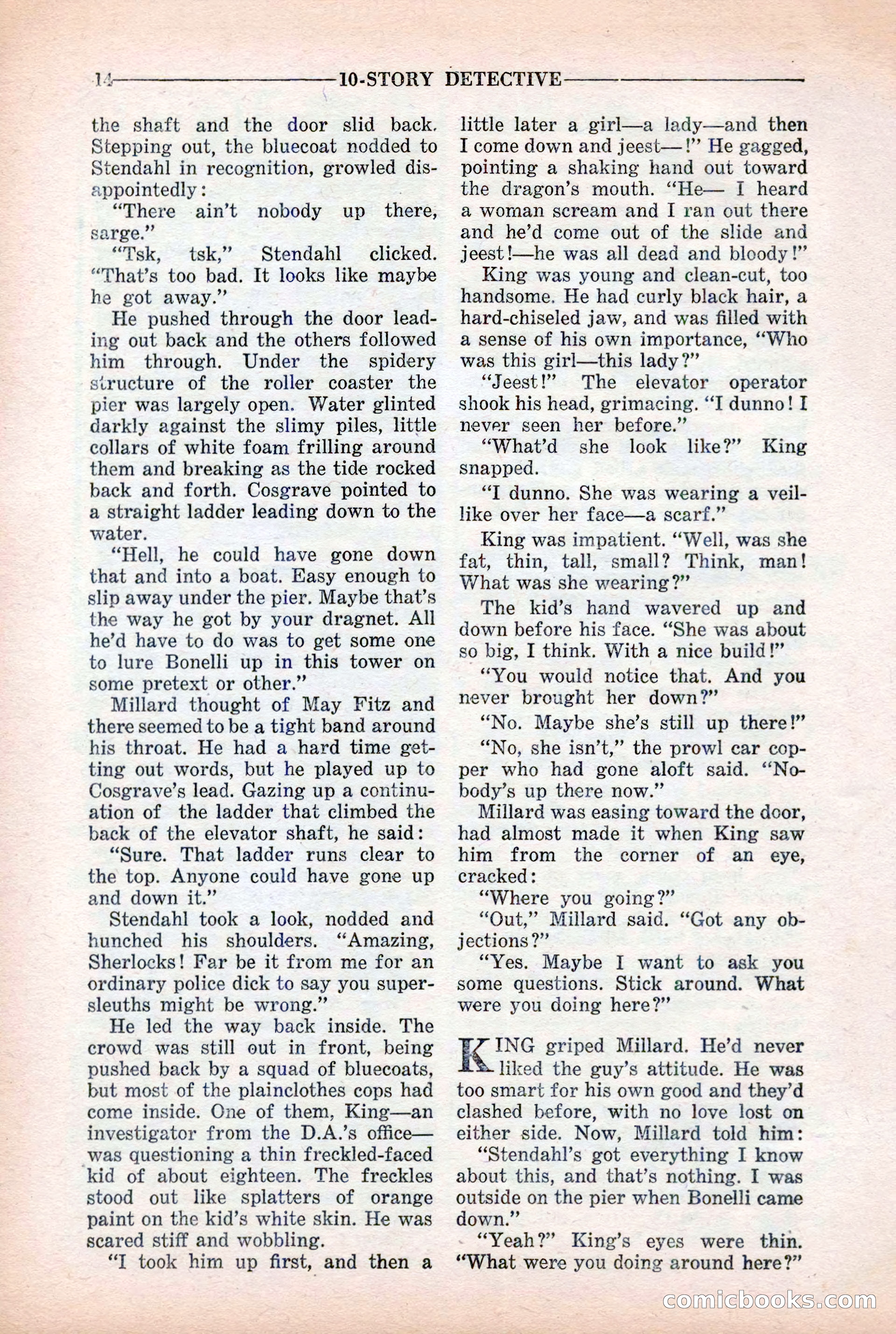 10-Story Detective Magazine Cover — page 16 of 116