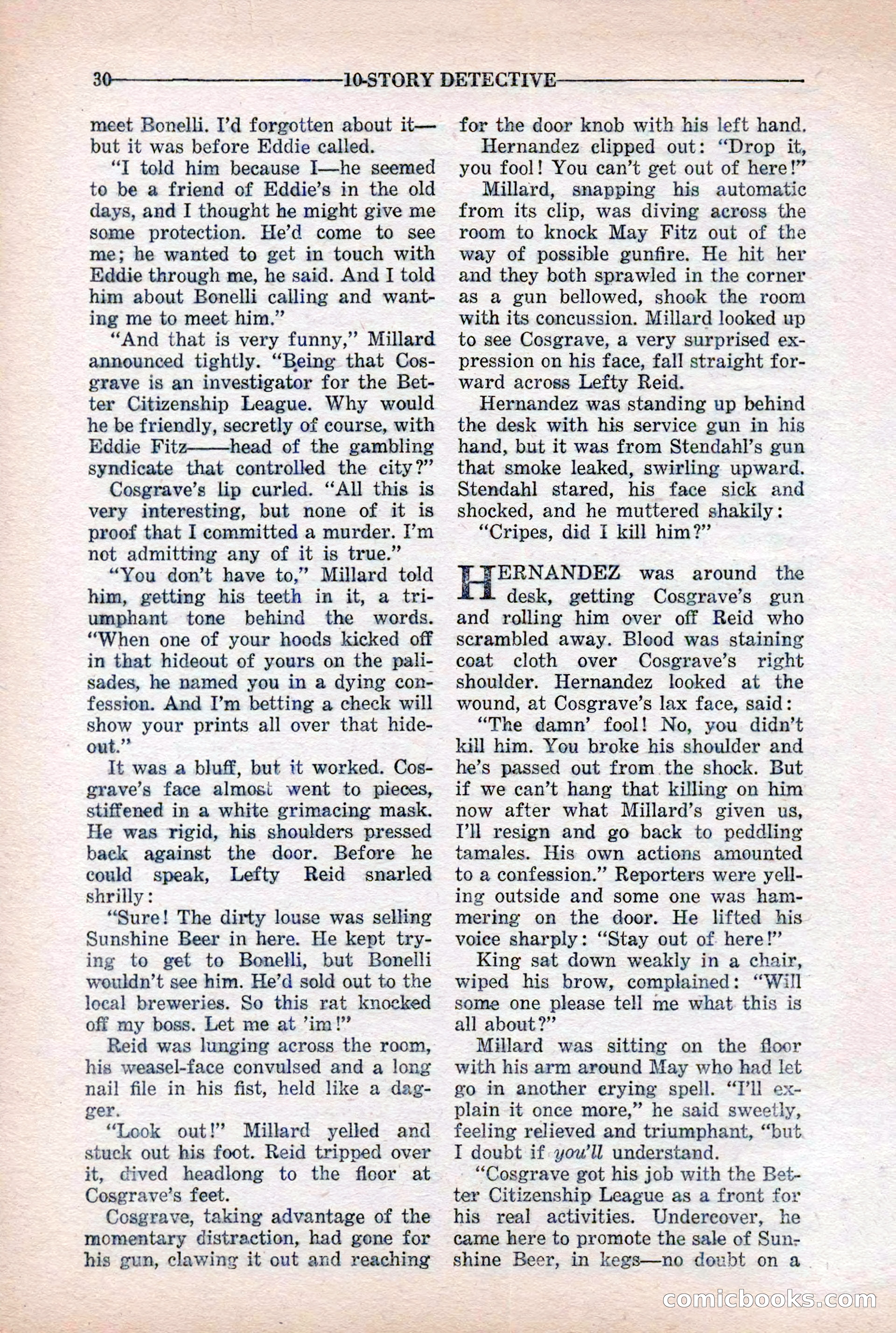 10-Story Detective Magazine Cover — page 32 of 116