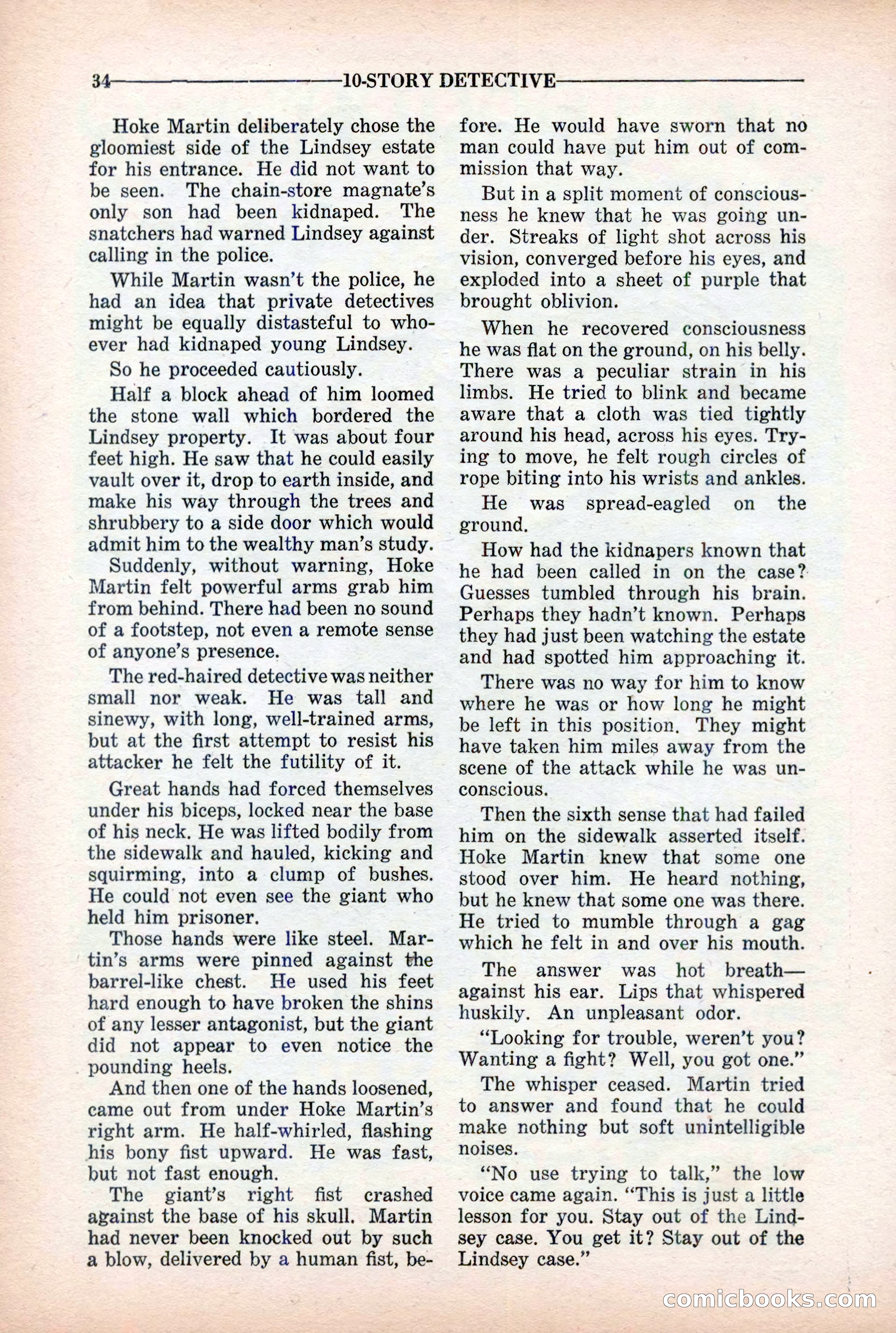 10-Story Detective Magazine Cover — page 36 of 116