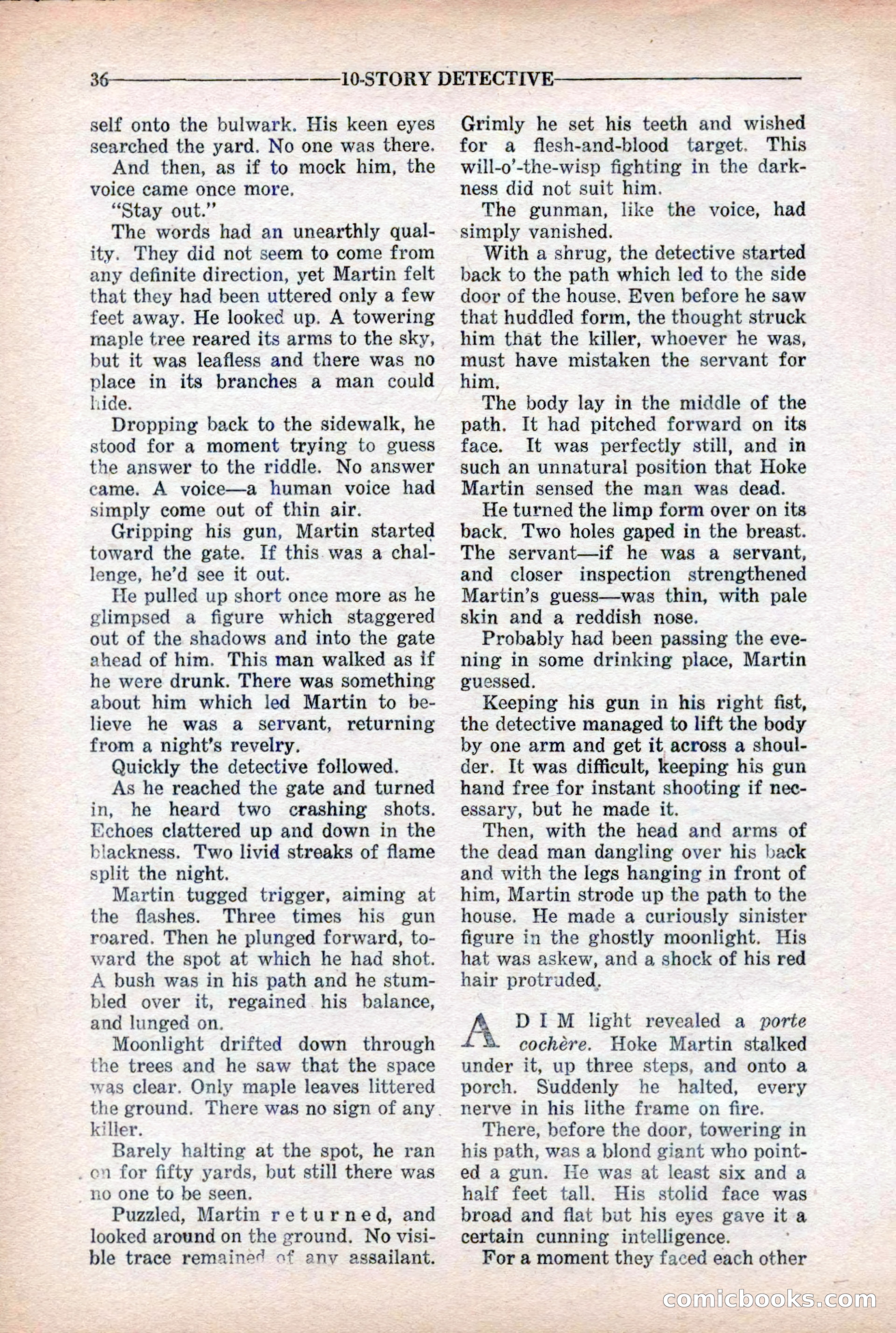 10-Story Detective Magazine Cover — page 38 of 116