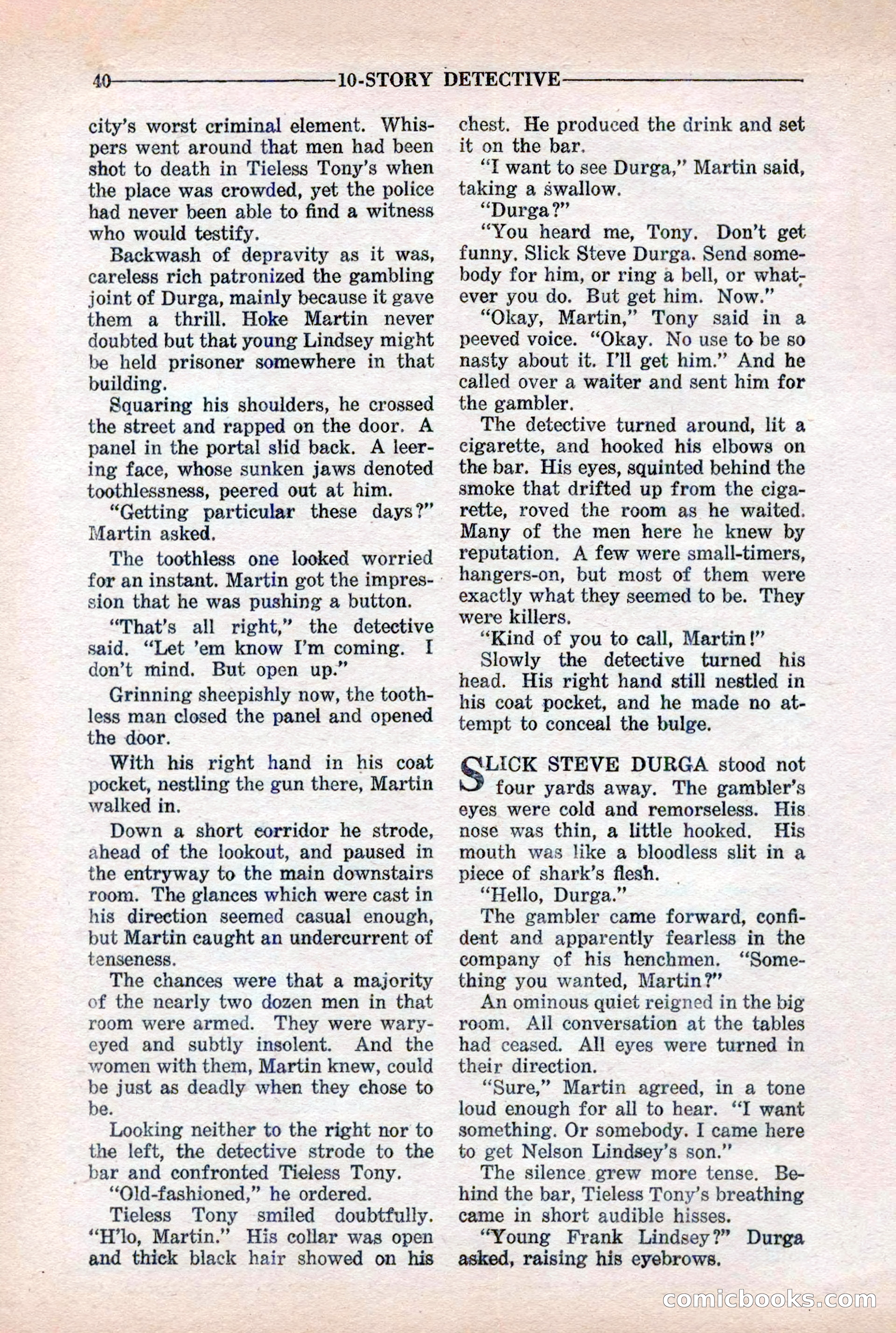 10-Story Detective Magazine Cover — page 42 of 116