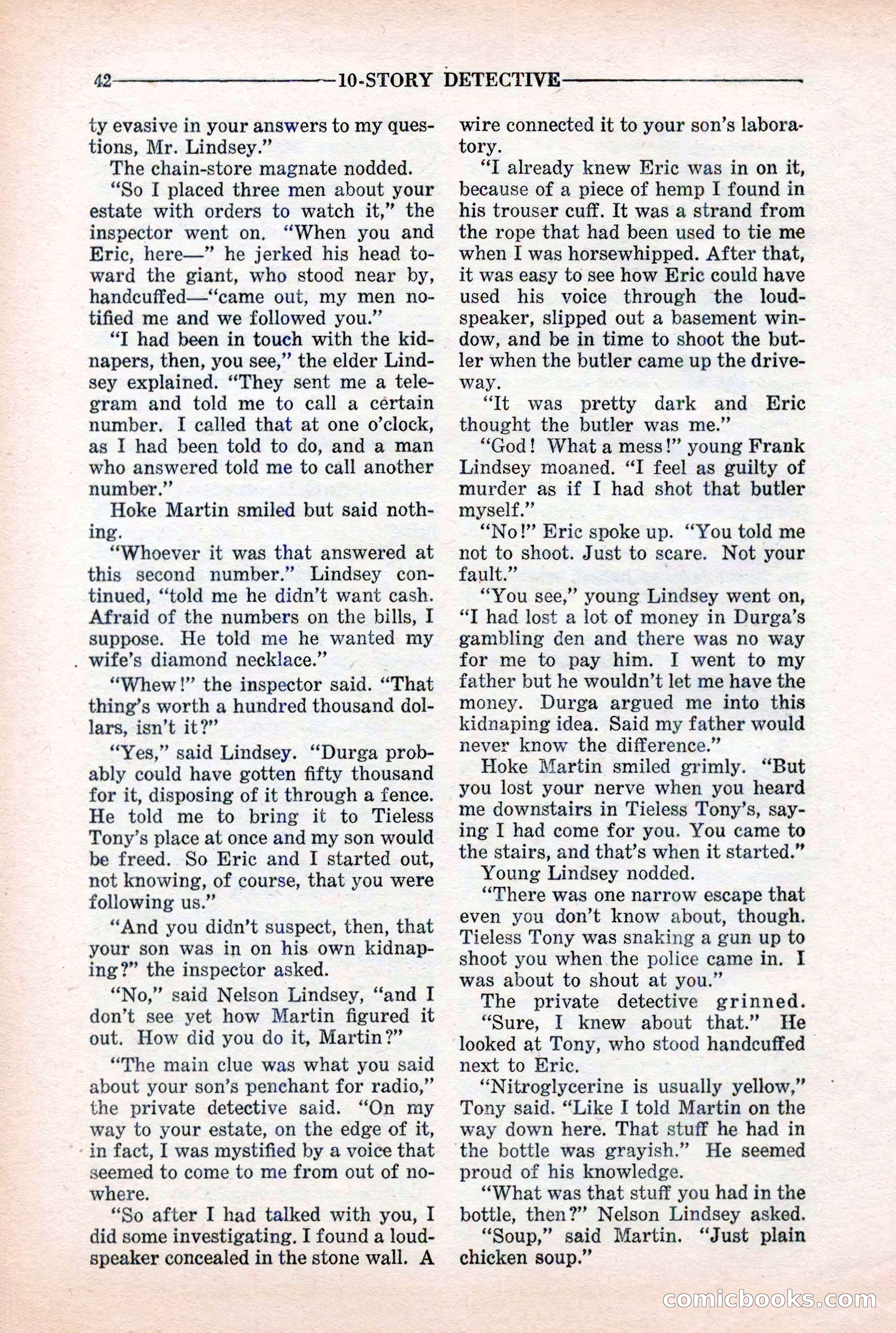 10-Story Detective Magazine Cover — page 44 of 116