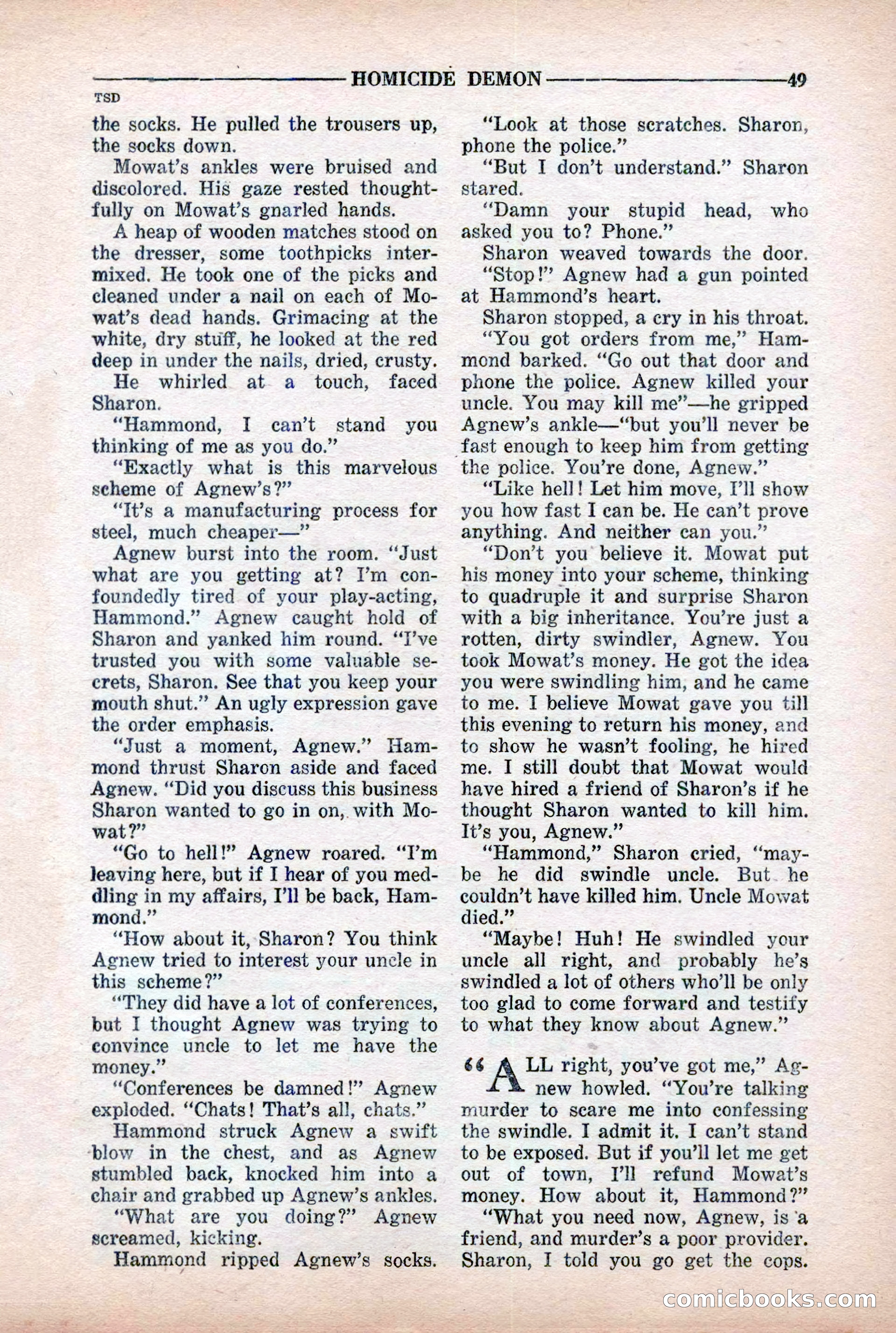10-Story Detective Magazine Cover — page 51 of 116
