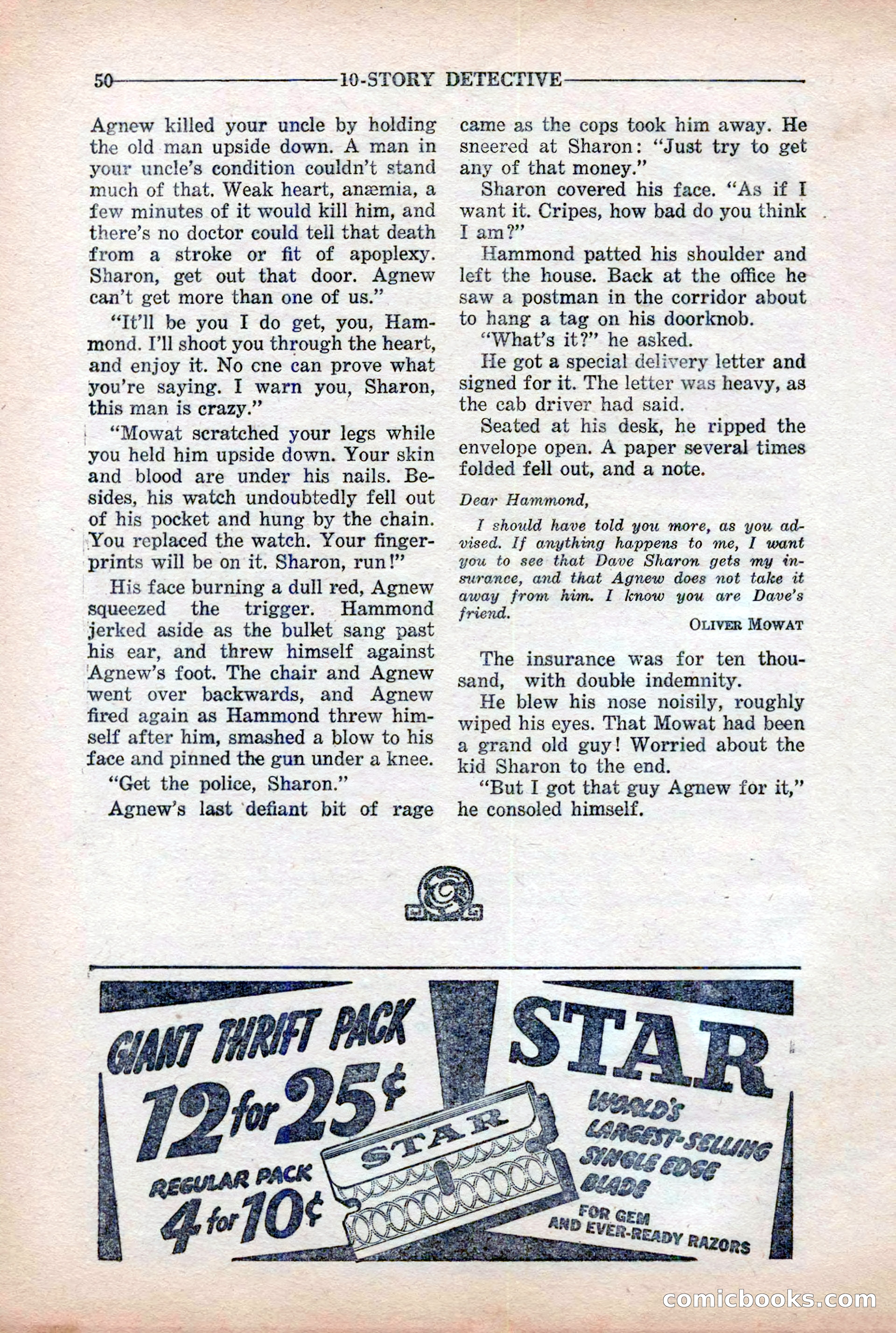 10-Story Detective Magazine Cover — page 52 of 116
