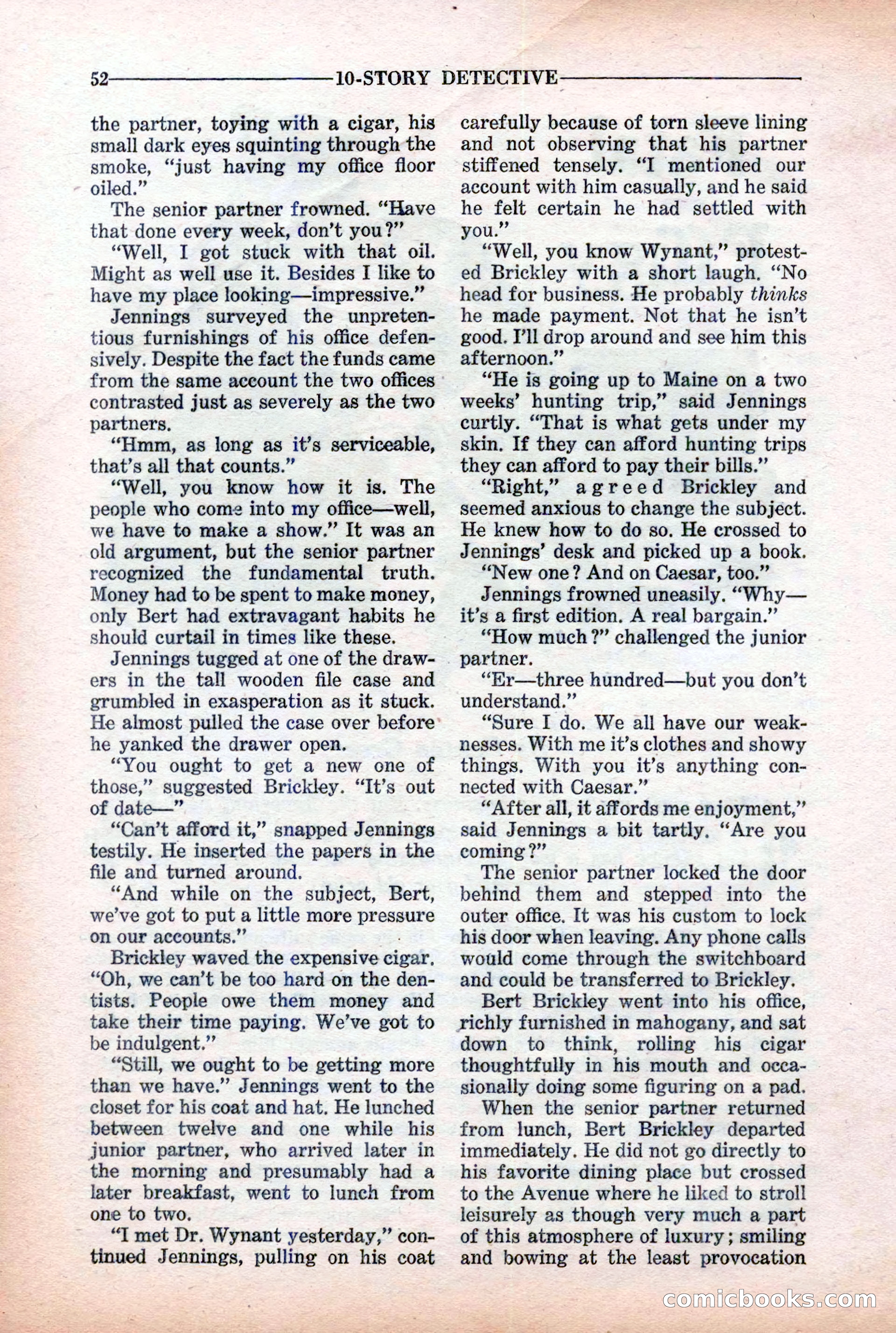 10-Story Detective Magazine Cover — page 54 of 116