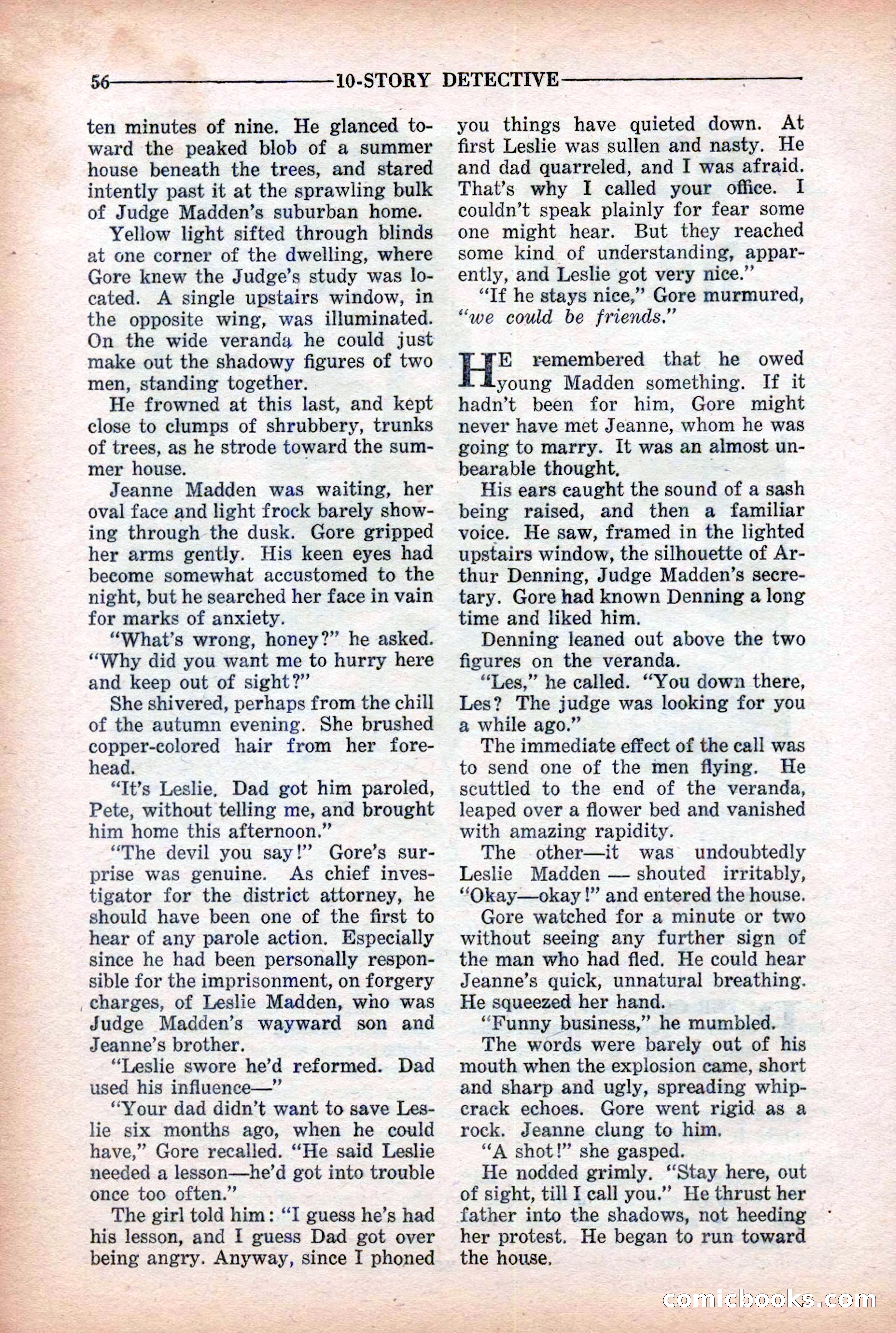 10-Story Detective Magazine Cover — page 58 of 116