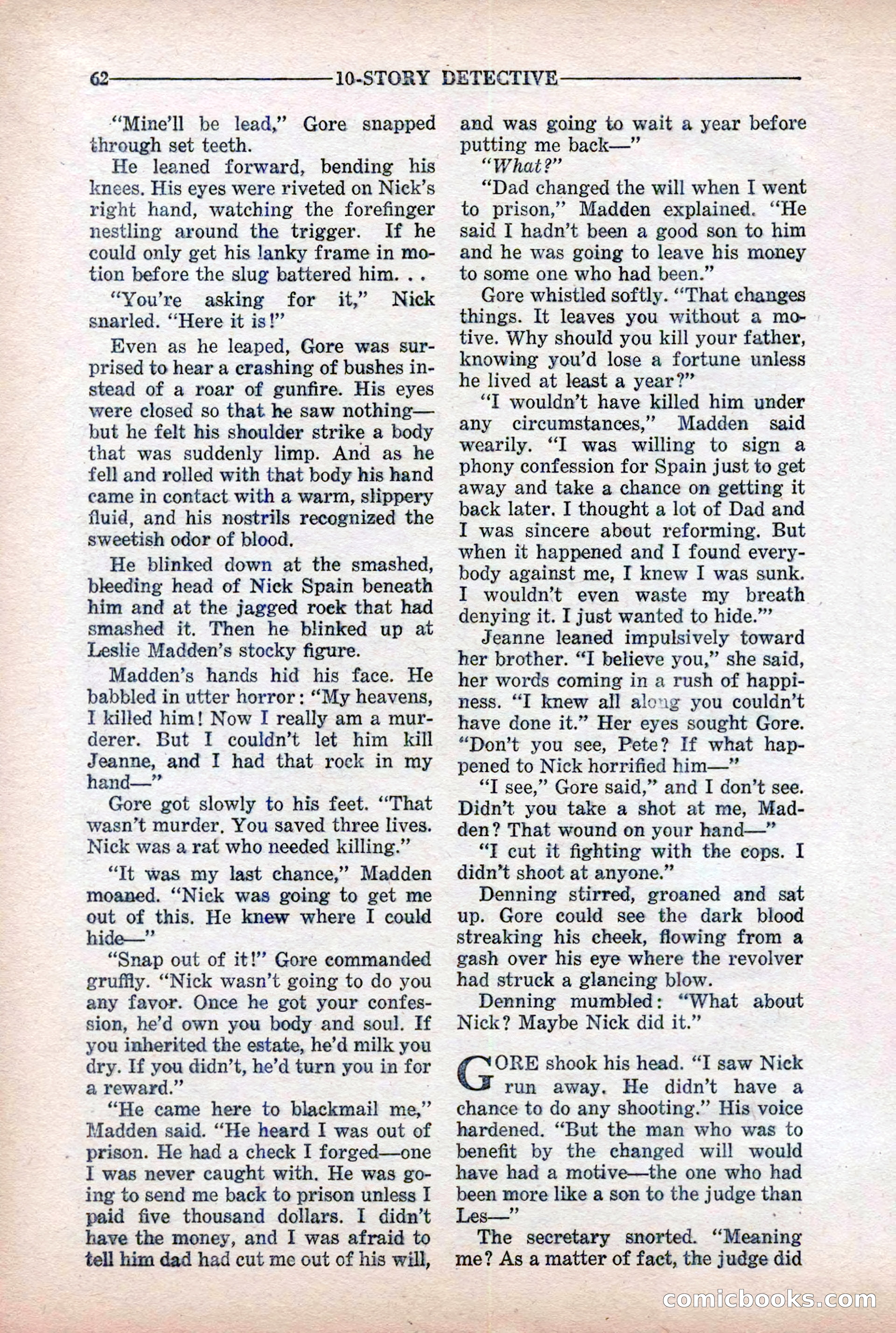 10-Story Detective Magazine Cover — page 64 of 116