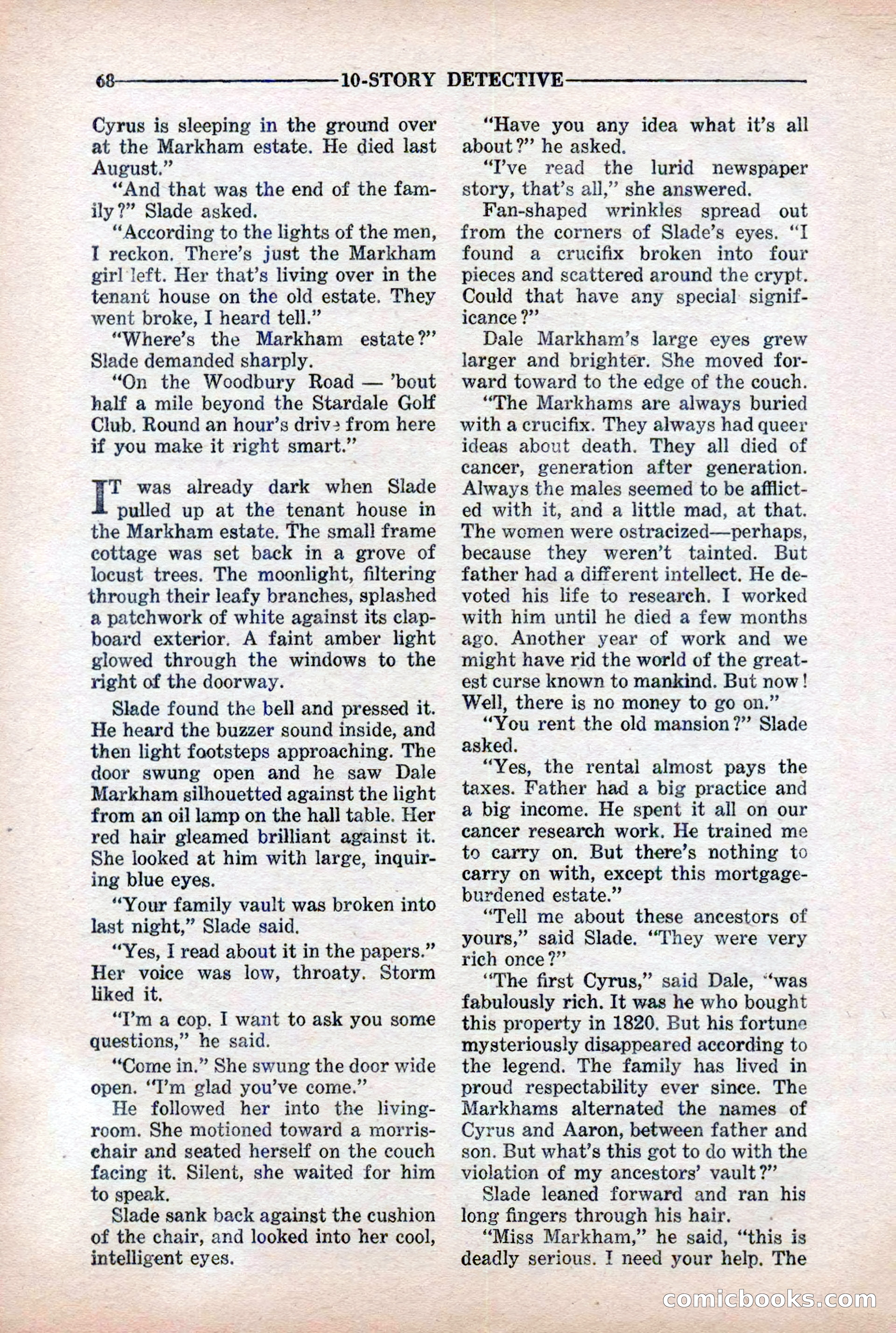 10-Story Detective Magazine Cover — page 70 of 116