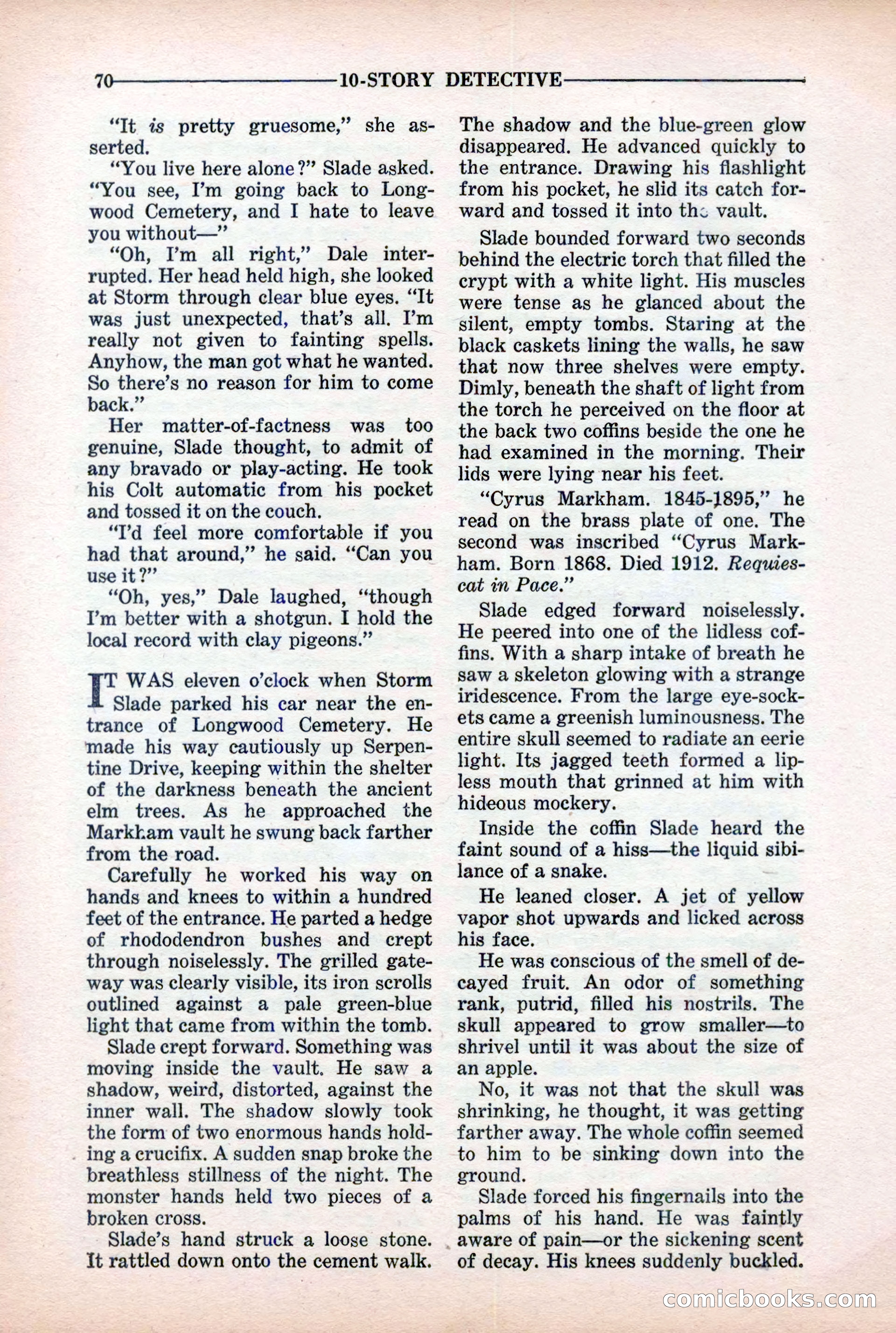 10-Story Detective Magazine Cover — page 72 of 116