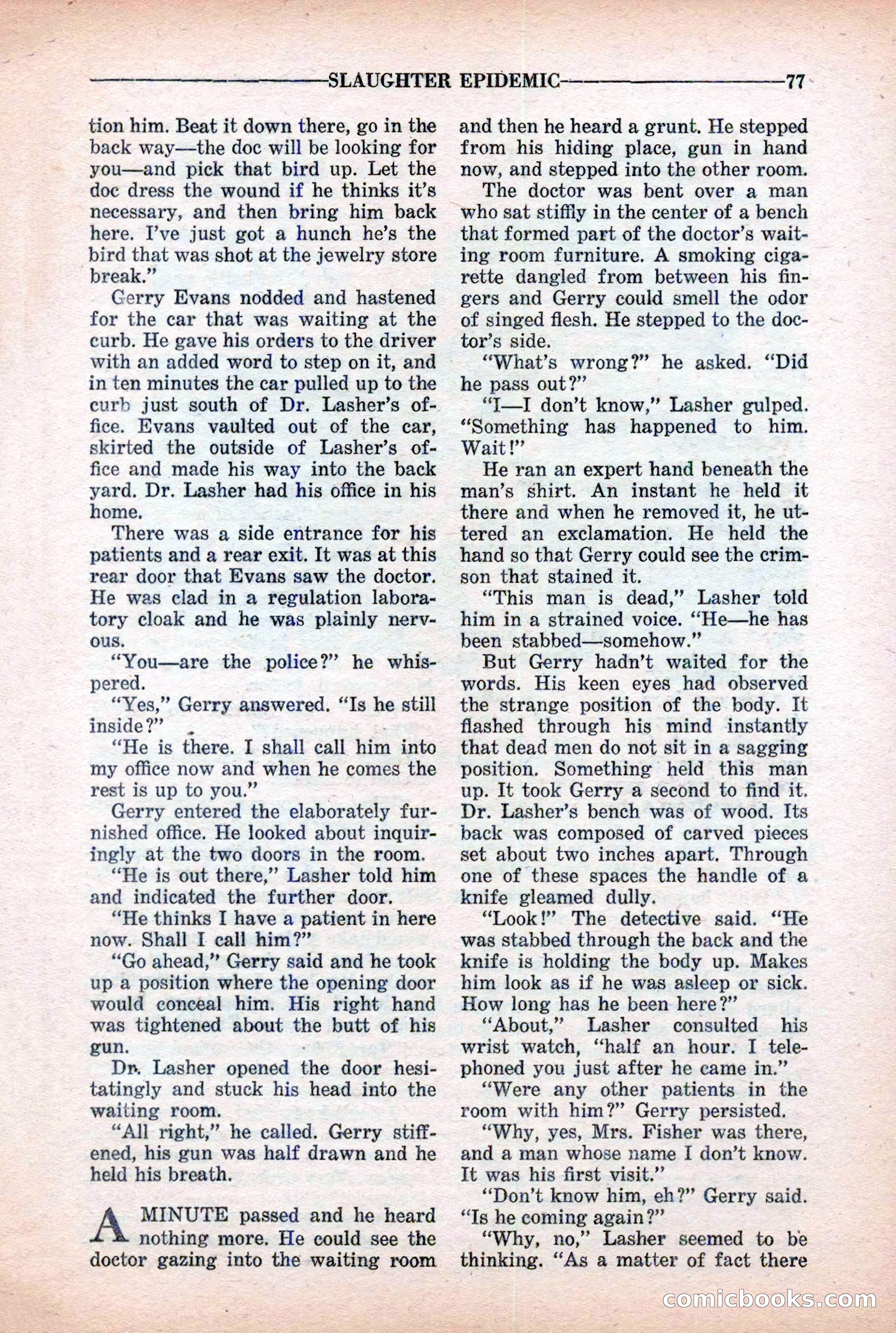 10-Story Detective Magazine Cover — page 79 of 116