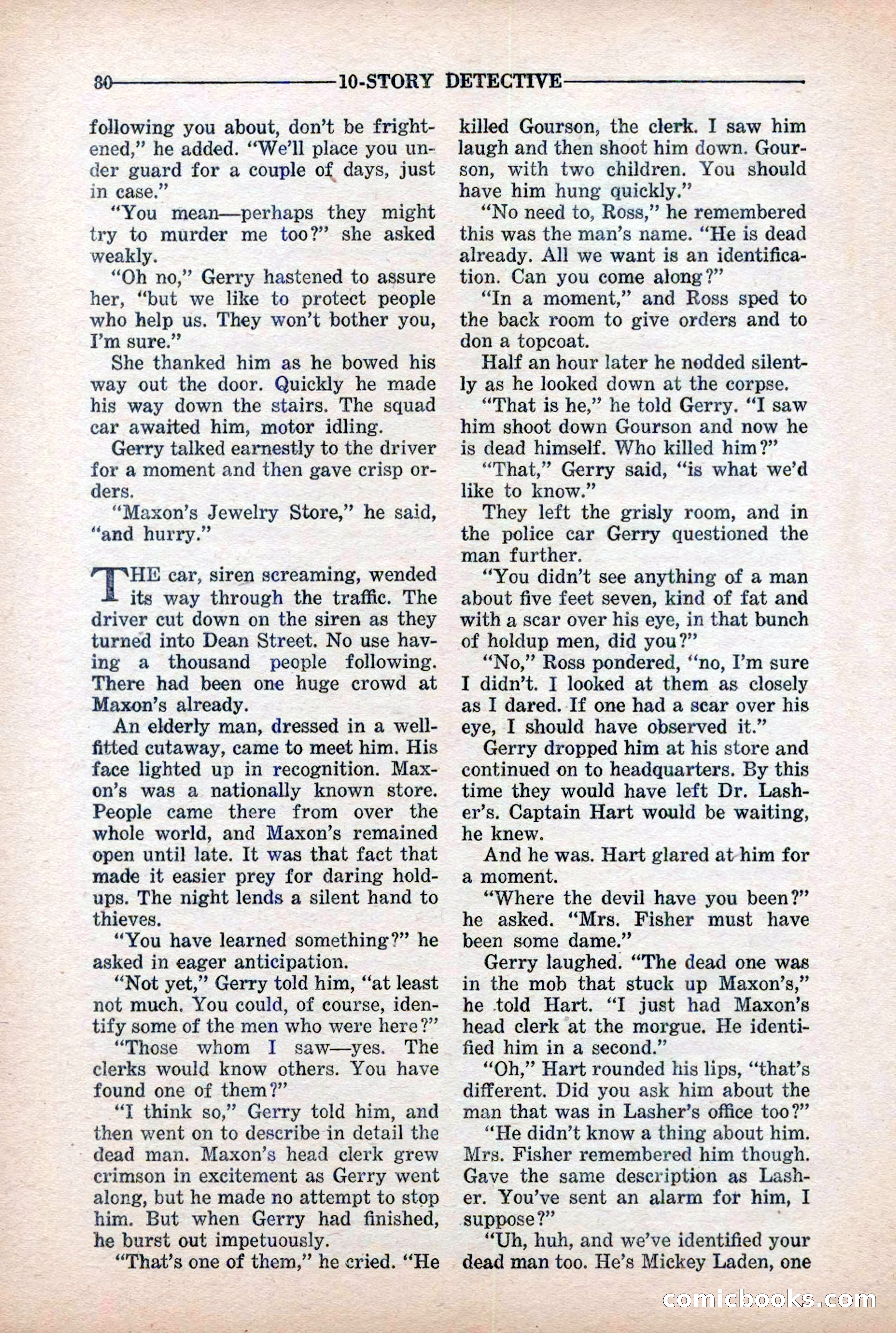 10-Story Detective Magazine Cover — page 82 of 116